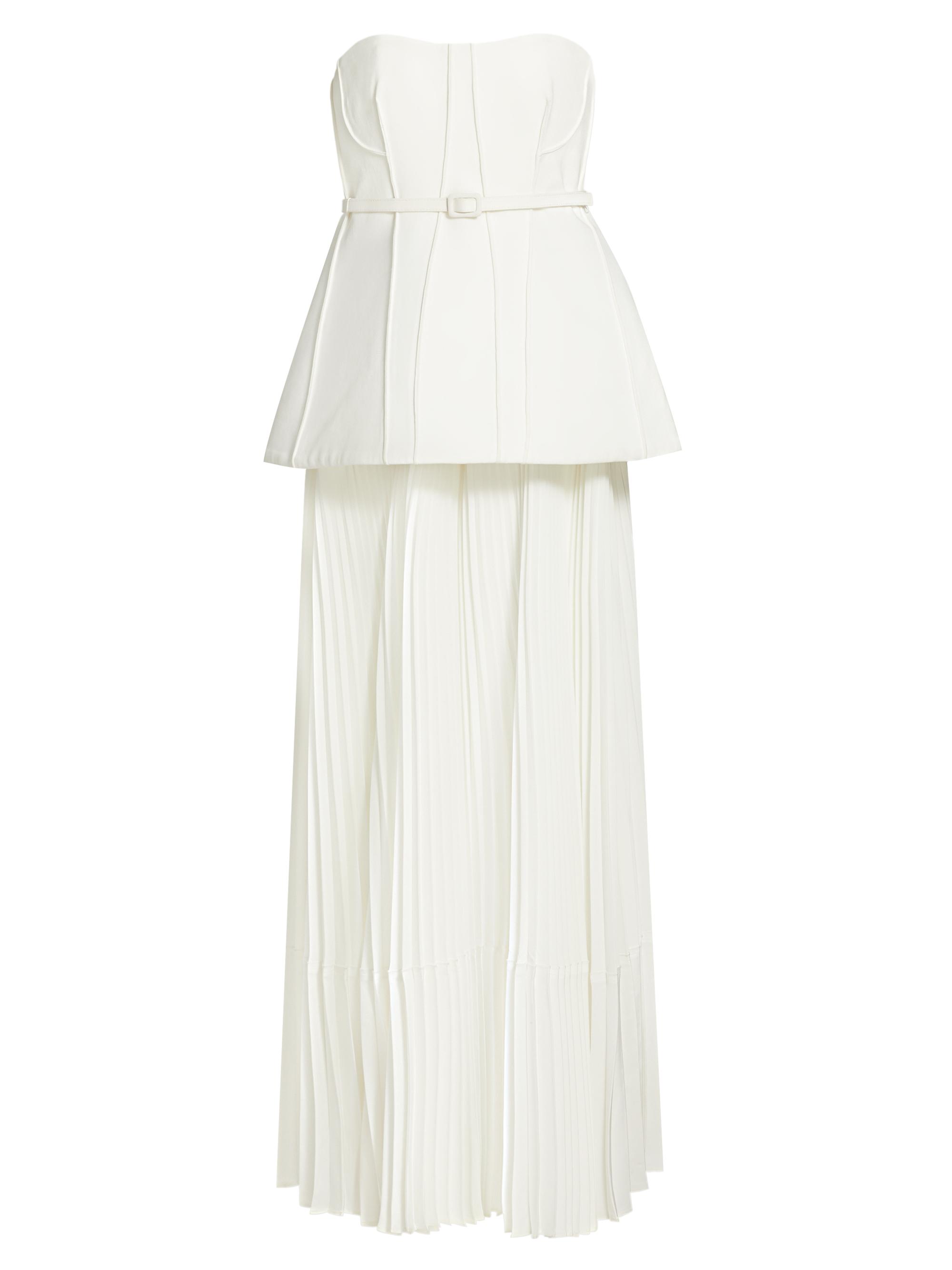 SIMKHAI Women's Prisca Belted Bustier Maxi Dress -