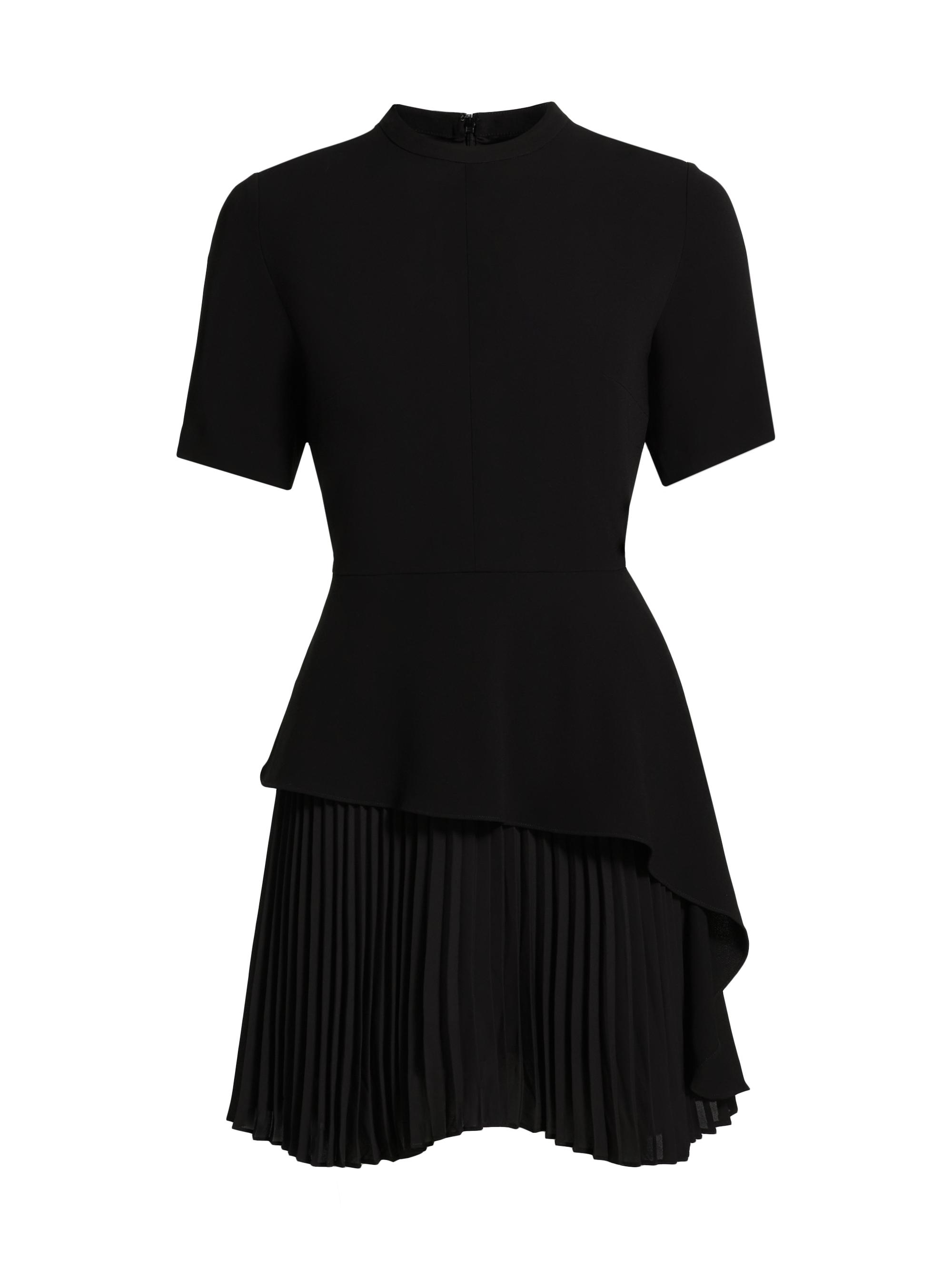 SIMKHAI Women's Surry Layered Knit Minidress - Black