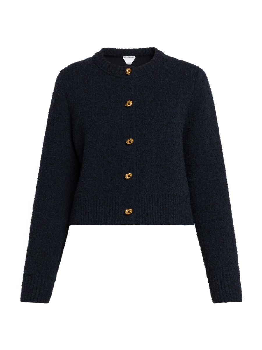 BOTTEGA VENETA ボッテガヴェネタ　カーディガン Bottega Veneta Bouclé Knit Crewneck Cardigan | Saks Fifth Avenue