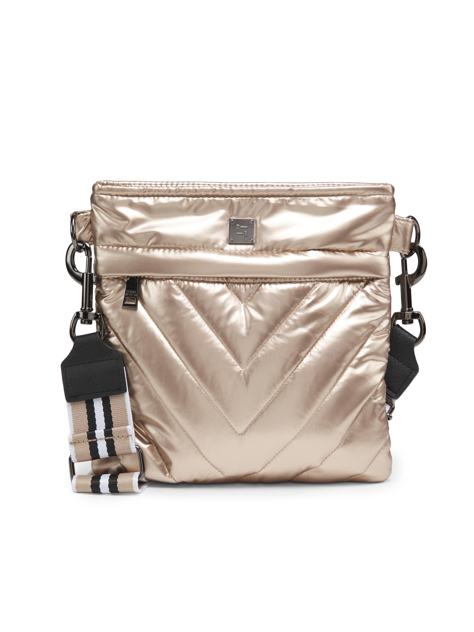 Think Royln Women's Sidewalk Quilted Shoulder Bag - Pearl Cashmere