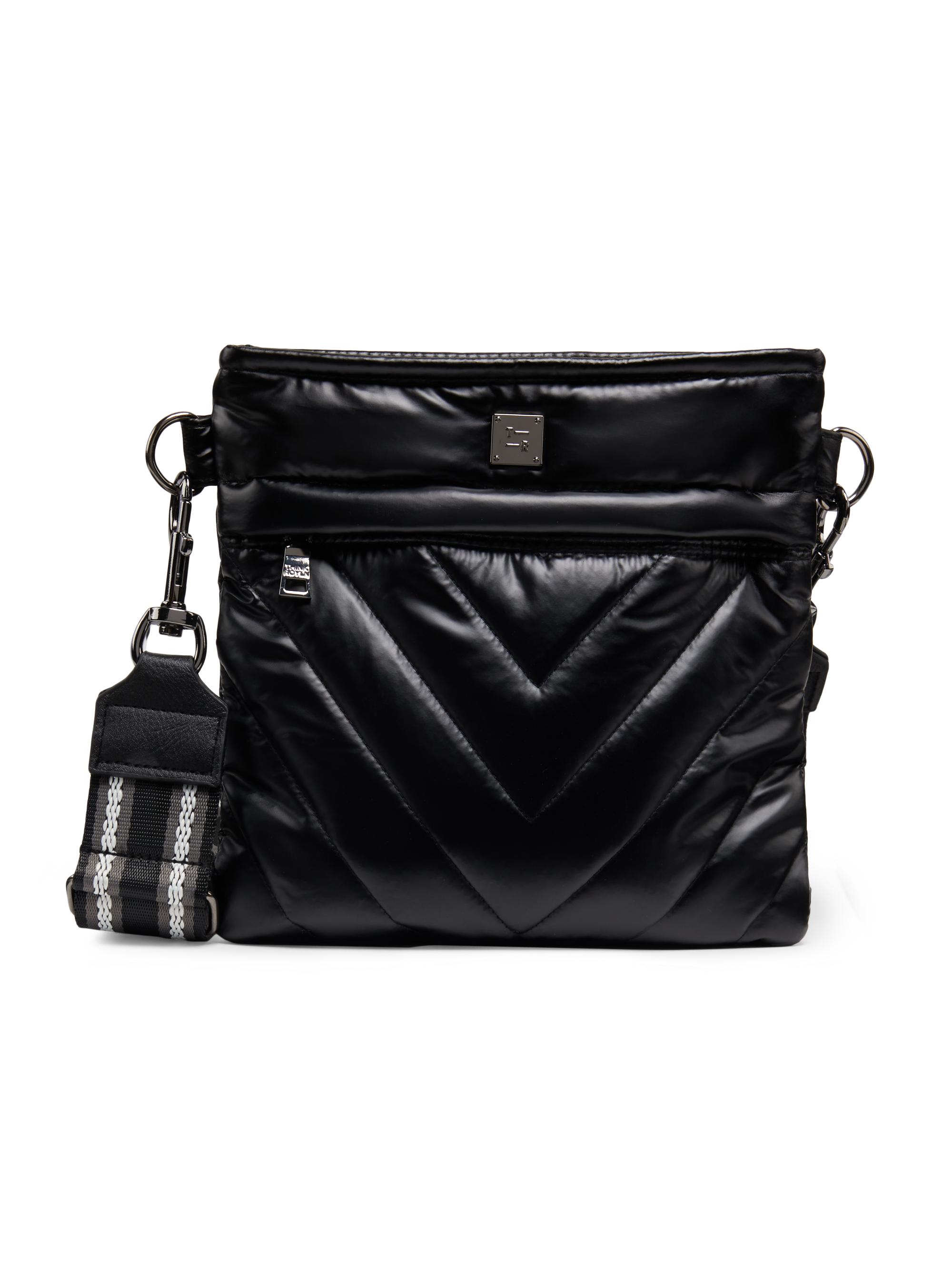 Think Royln Women's Sidewalk Quilted Shoulder Bag - Pearl Black