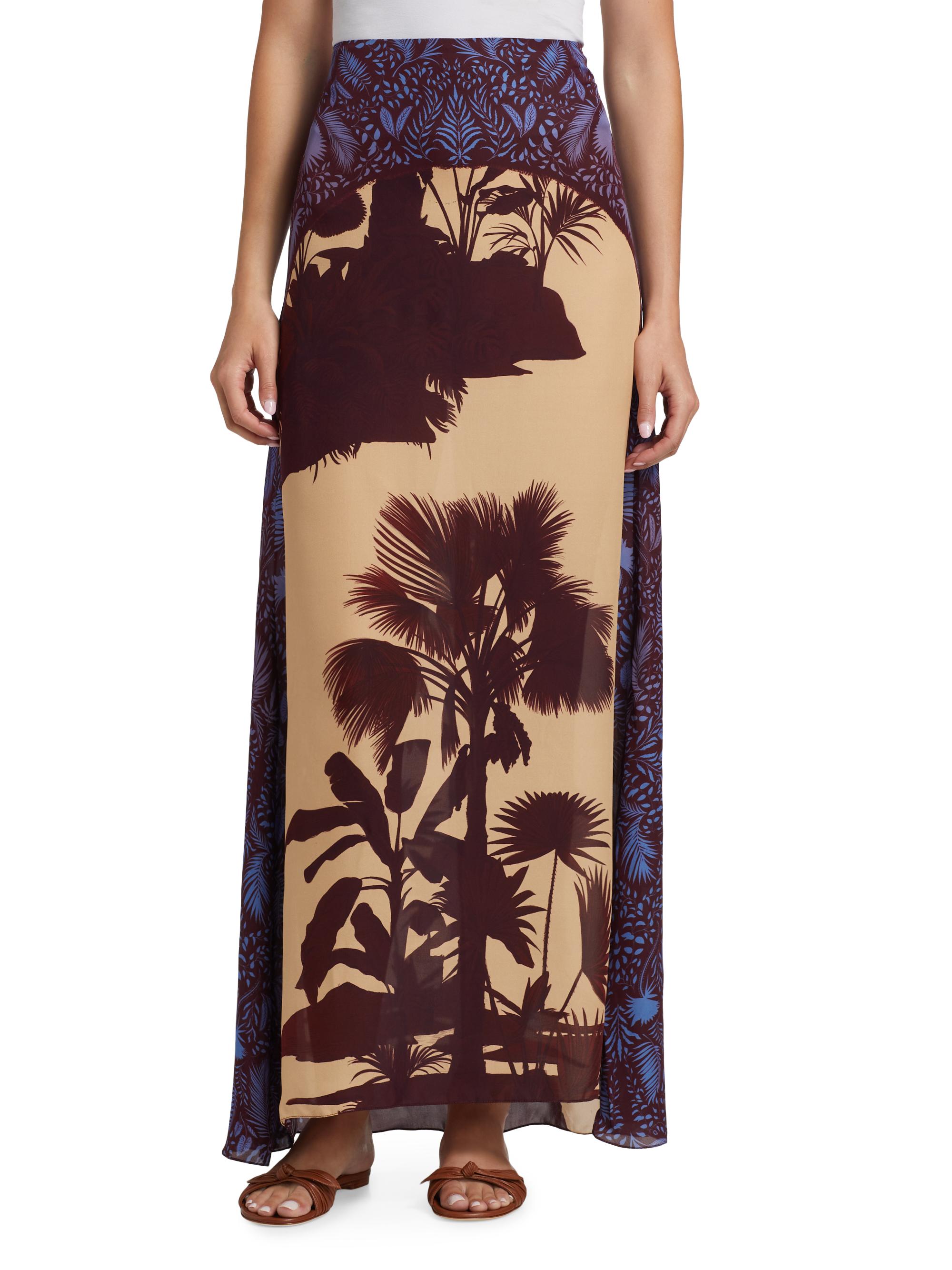 ビスチェ＆スカート　PUTUMAYO Johanna Ortiz Nuevos Territorios Silk Maxi Skirt | Saks Fifth Avenue
