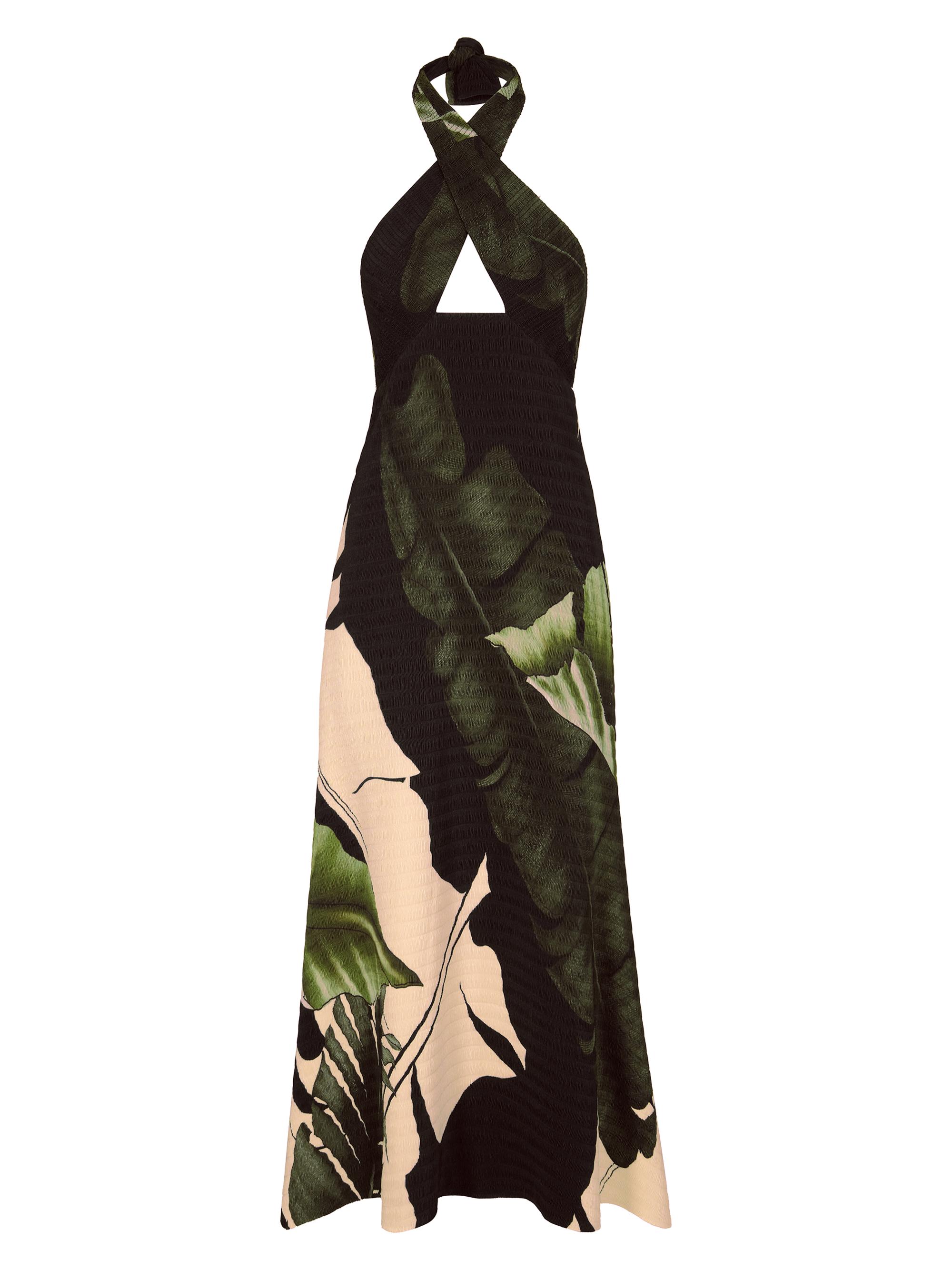 Johanna Ortiz Elegant Expedition Halter Dress | Saks Fifth Avenue