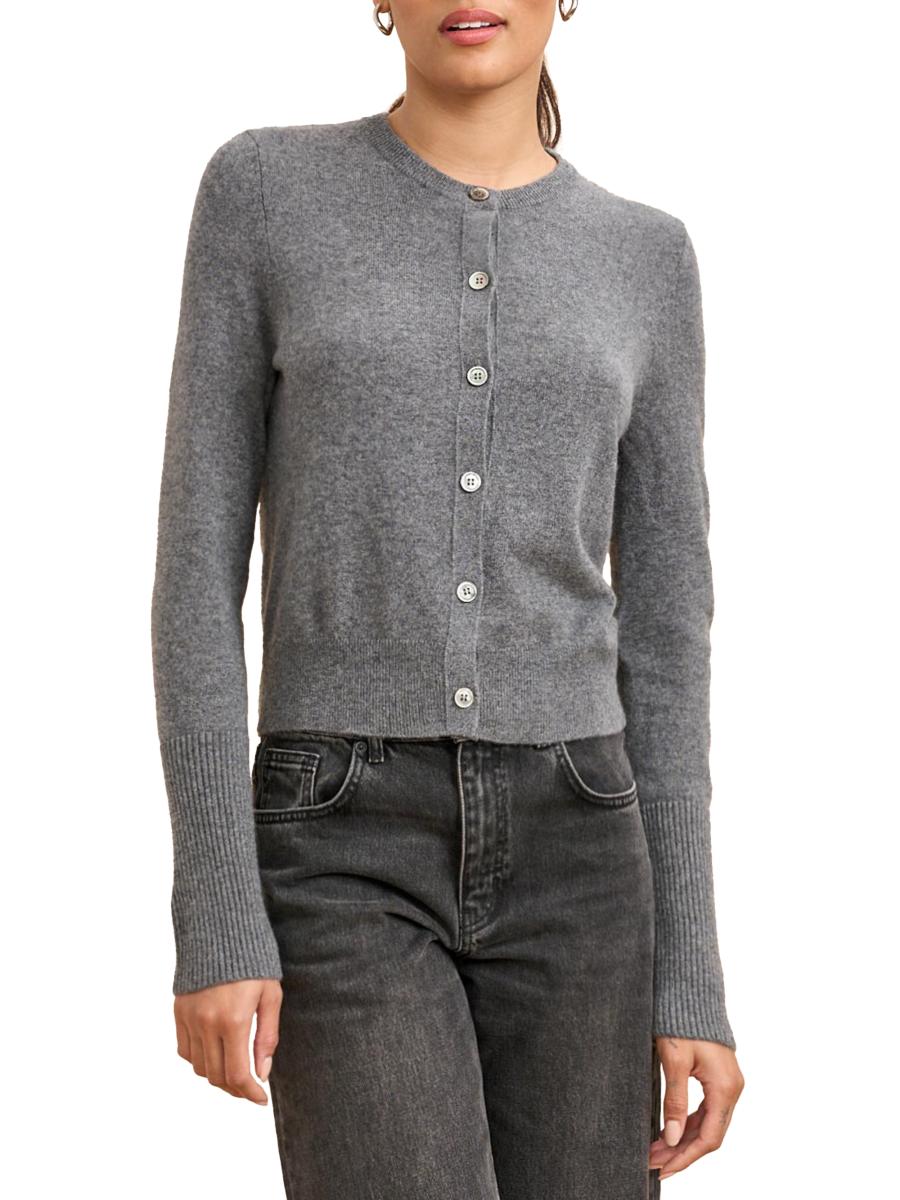 La Ligne Women's Cashmere Cardigan In Grey