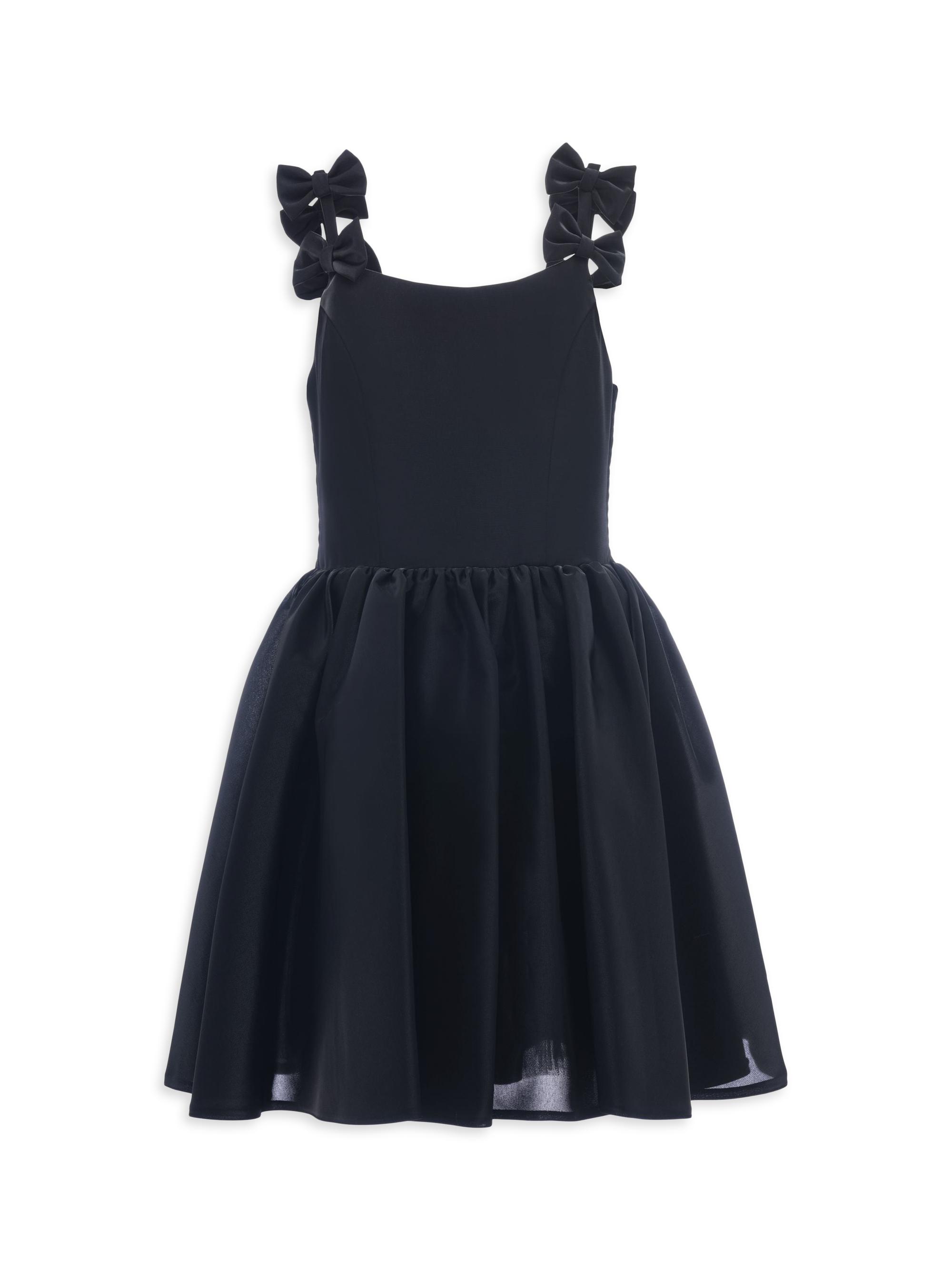 Tulleen Girl's Dumont Dress - Black