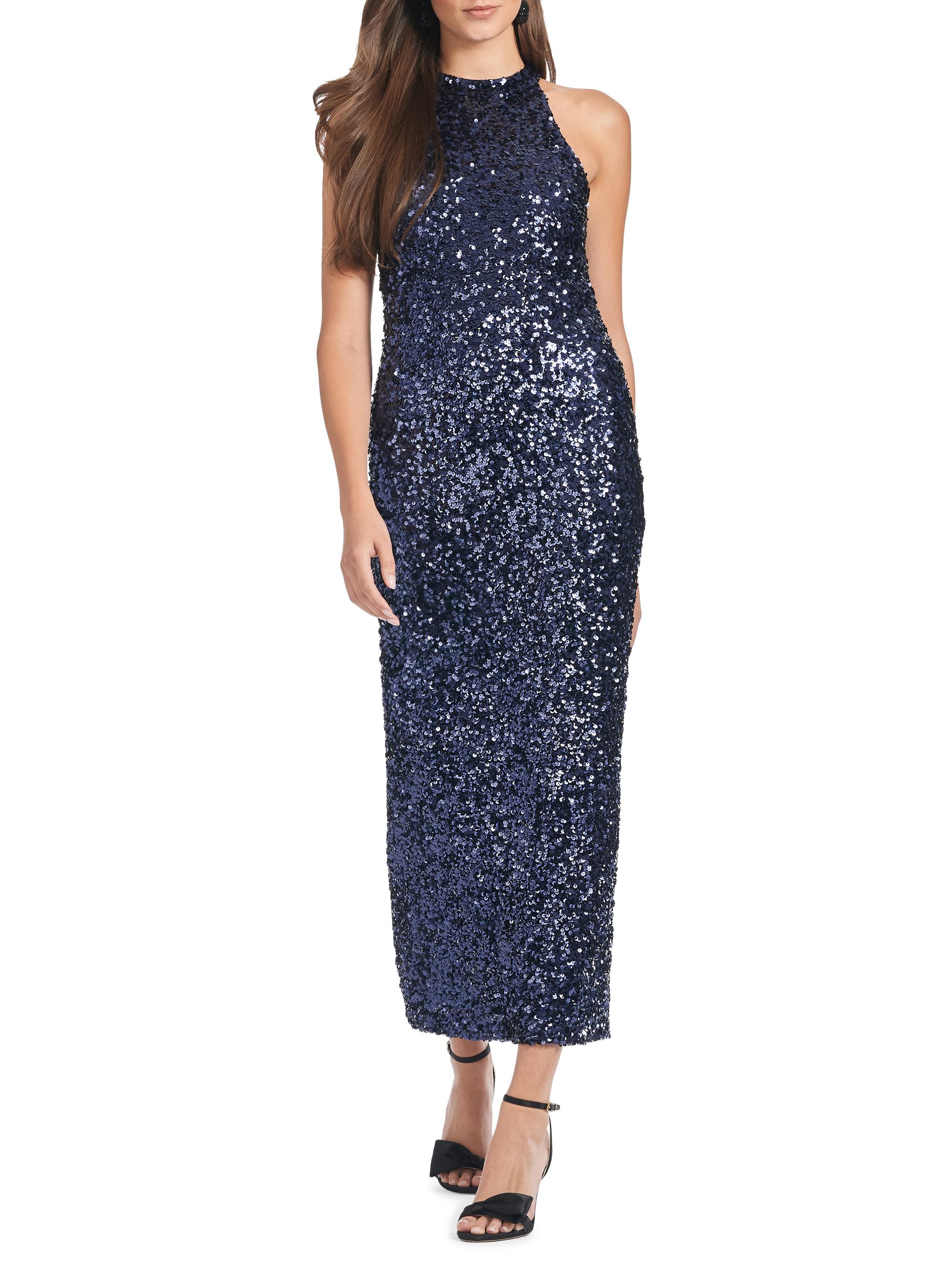 Sachin & Babi Women's Meera Sequined Sleeveless Gown - Night Sky