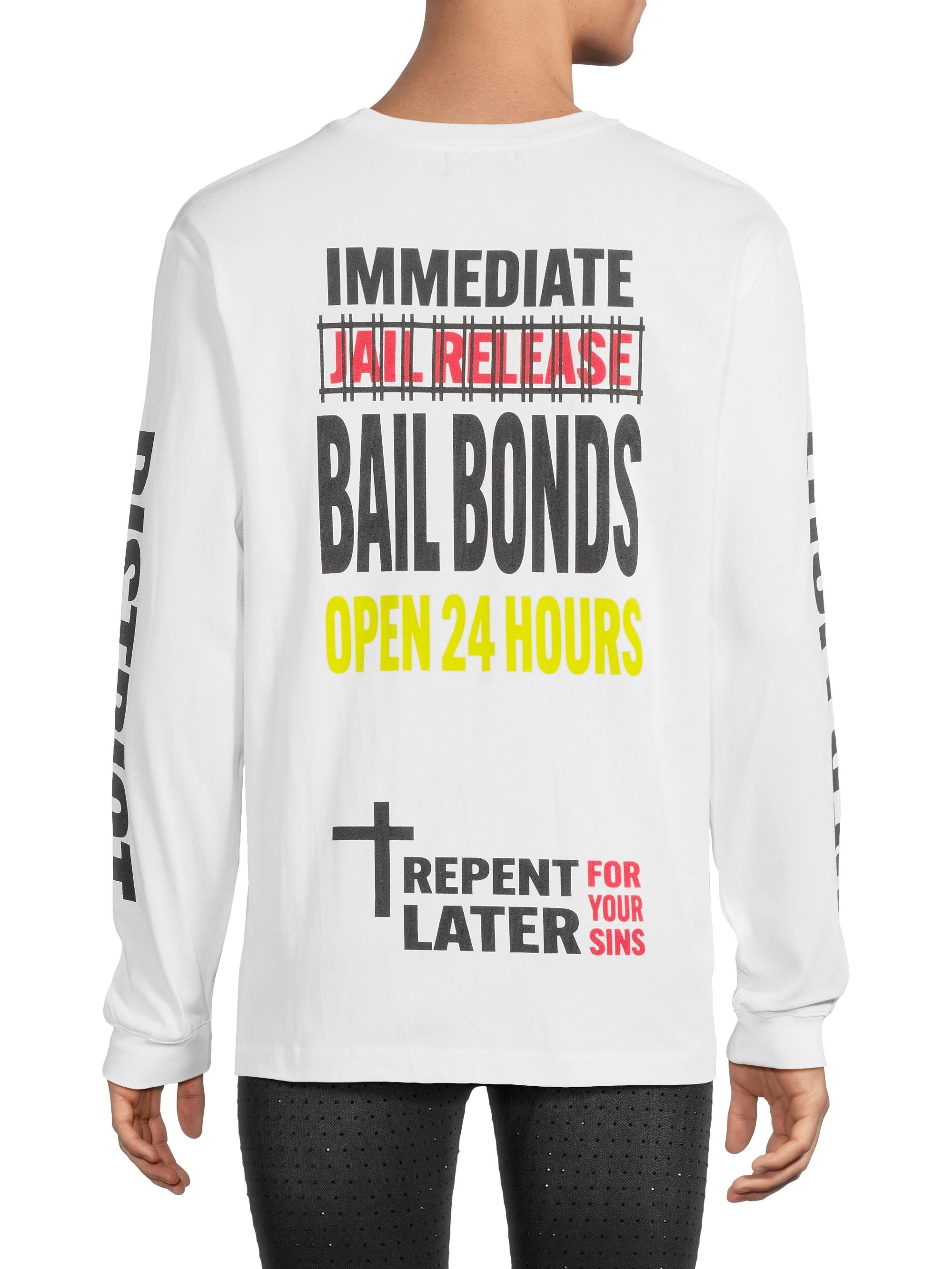 DRT artex ロンt ホワイト RTA Lawrence Graphic Long-Sleeve T-Shirt | Saks Fifth Avenue