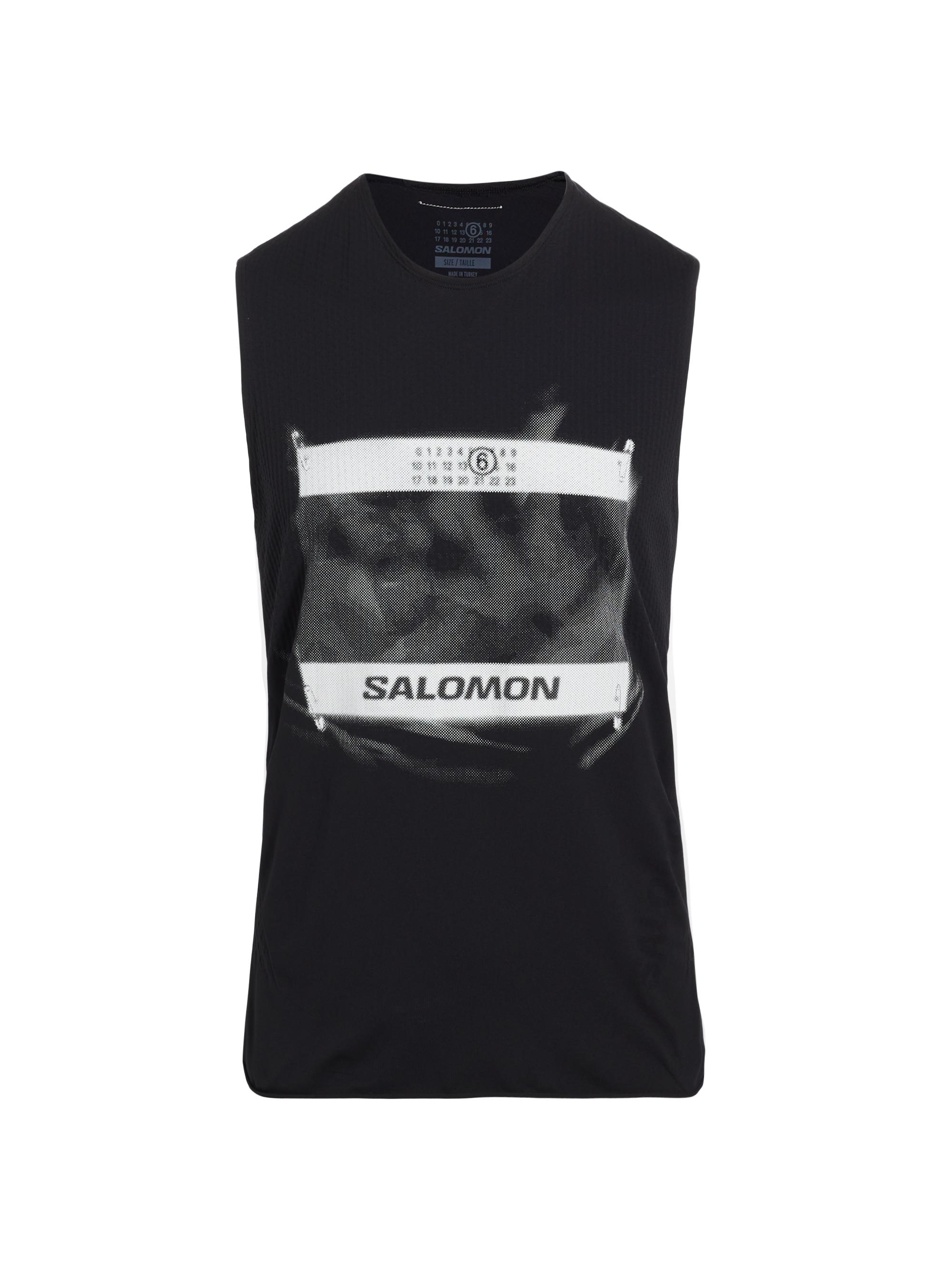 MM6 Maison Margiela Men's  x Salomon Graphic Tank Top - Black