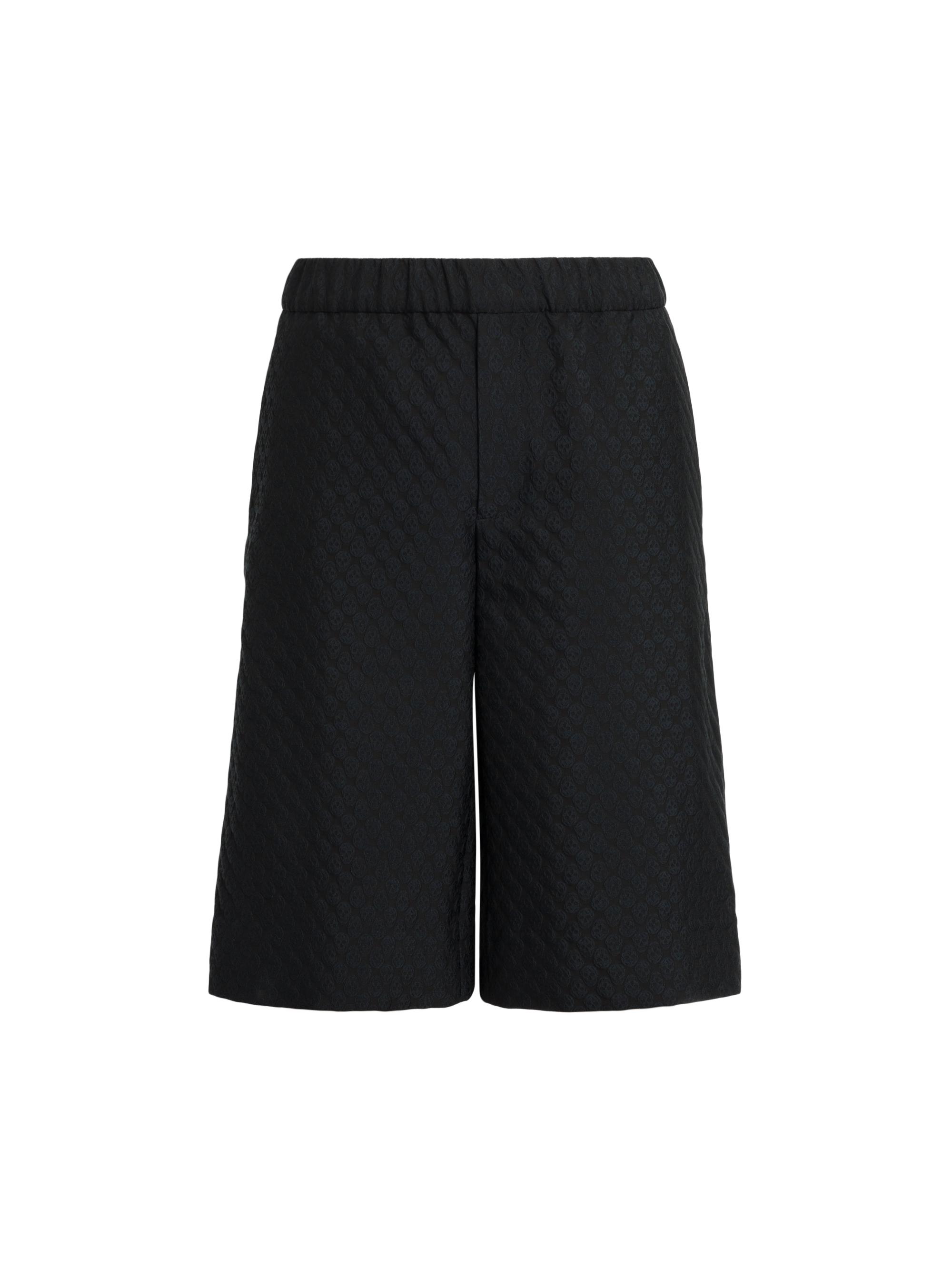 McQueen Men's Skull Jacquard Shorts - Black