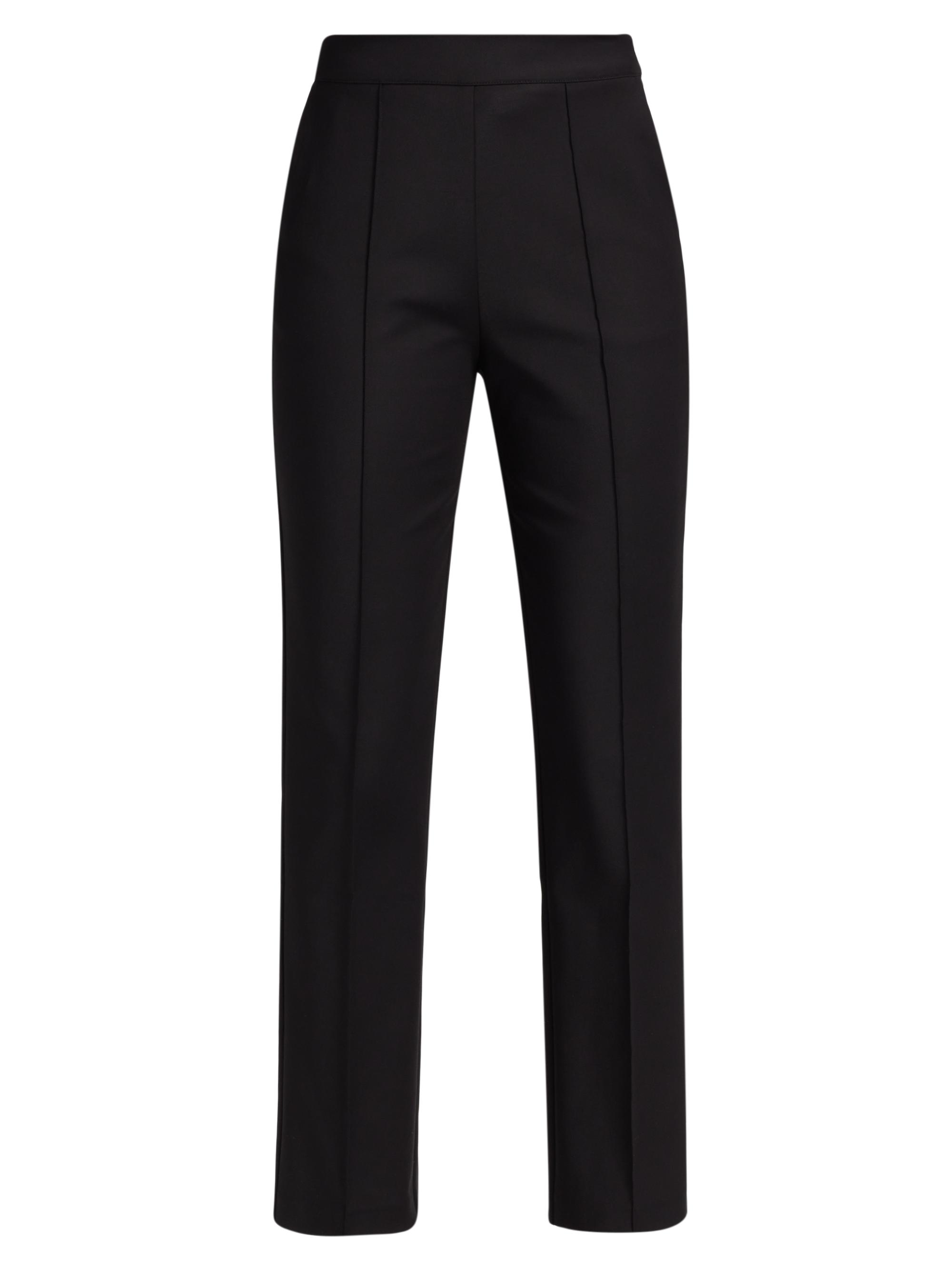 Chiara Boni La Petite Robe Women's Vega Stretch Cotton High-Rise Crop Pants - Black