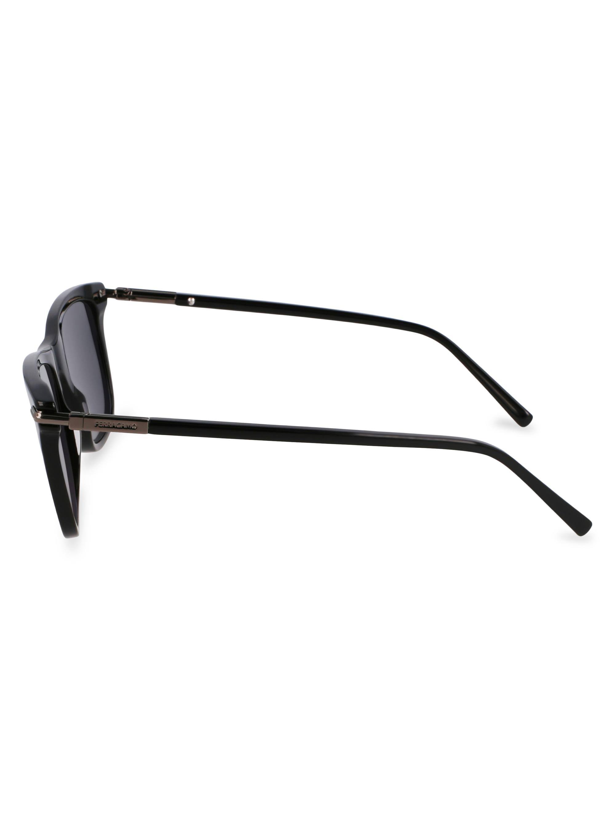 FERRAGAMO Gancini 54MM Rectangular Sunglasses | Saks Fifth Avenue