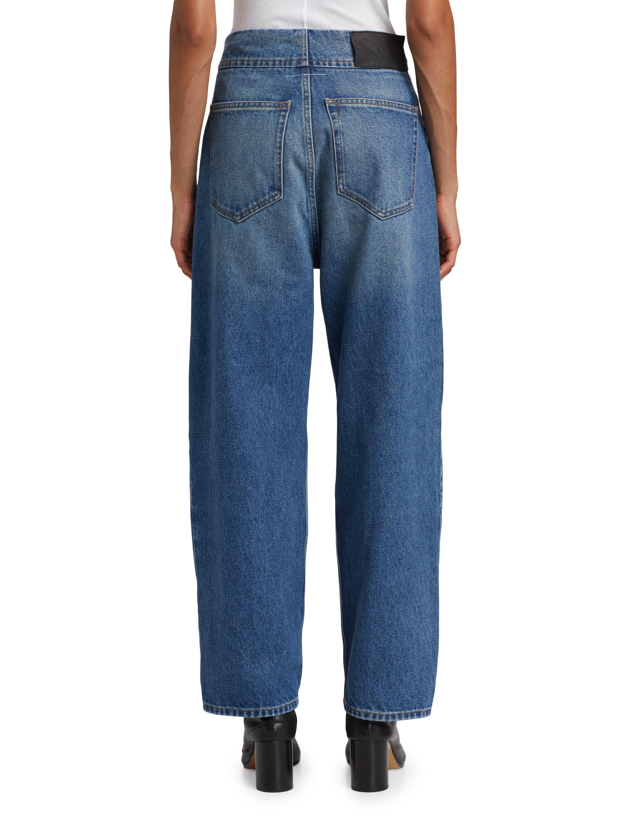 MM6 Maison Margiela High-Rise Straight-Leg Jeans | Saks Fifth Avenue