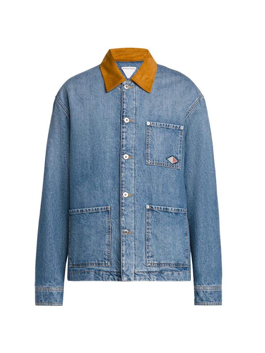 Bottega Veneta Vintage Padded Indigo Denim Jacket | Saks Fifth Avenue