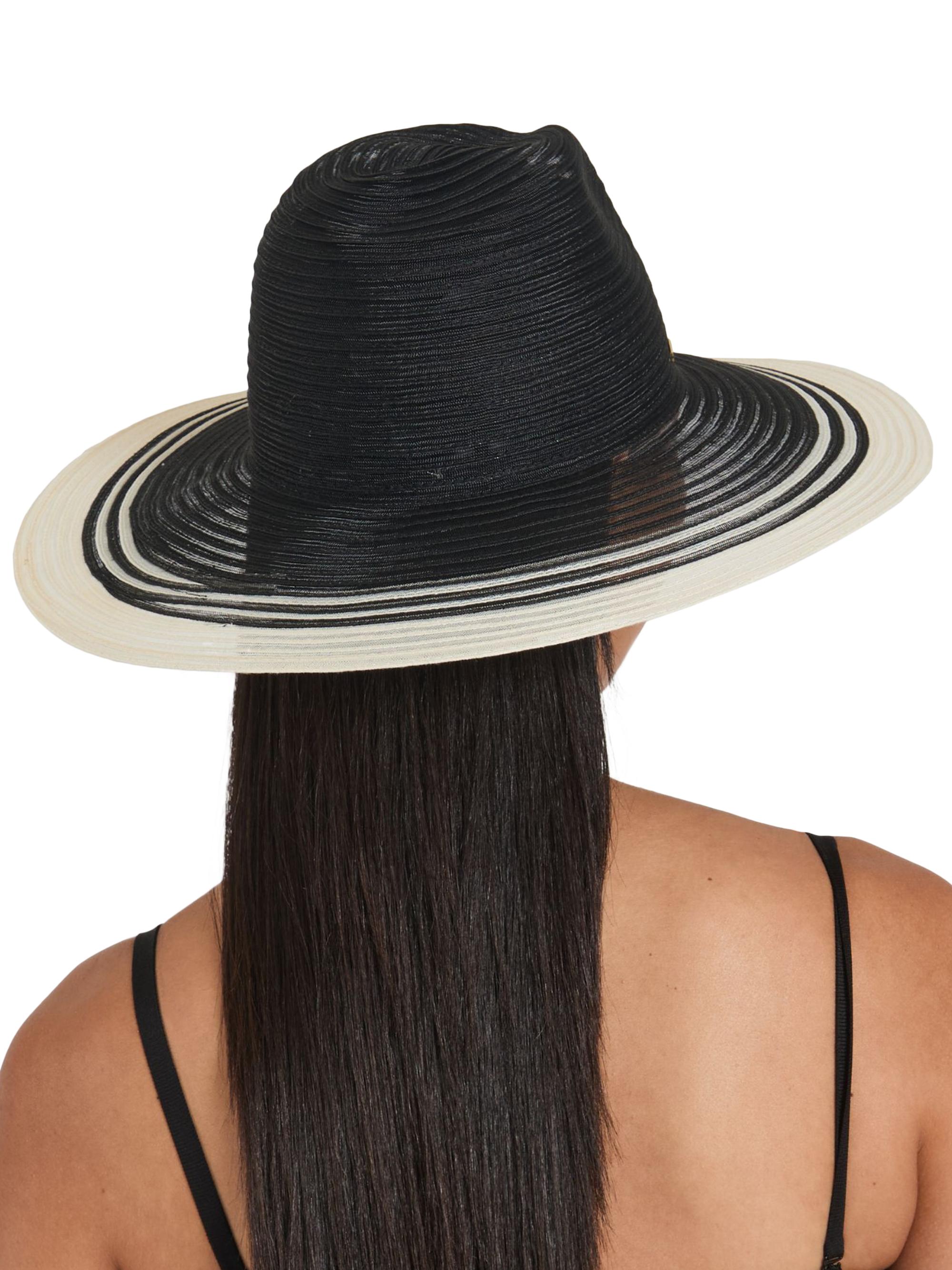 Eugenia Kim - Emmanuelle Feather  Fedora - Blk $445 Eugenia Kim Women Black Leopard Emmanuelle Two-Tone  main image 2