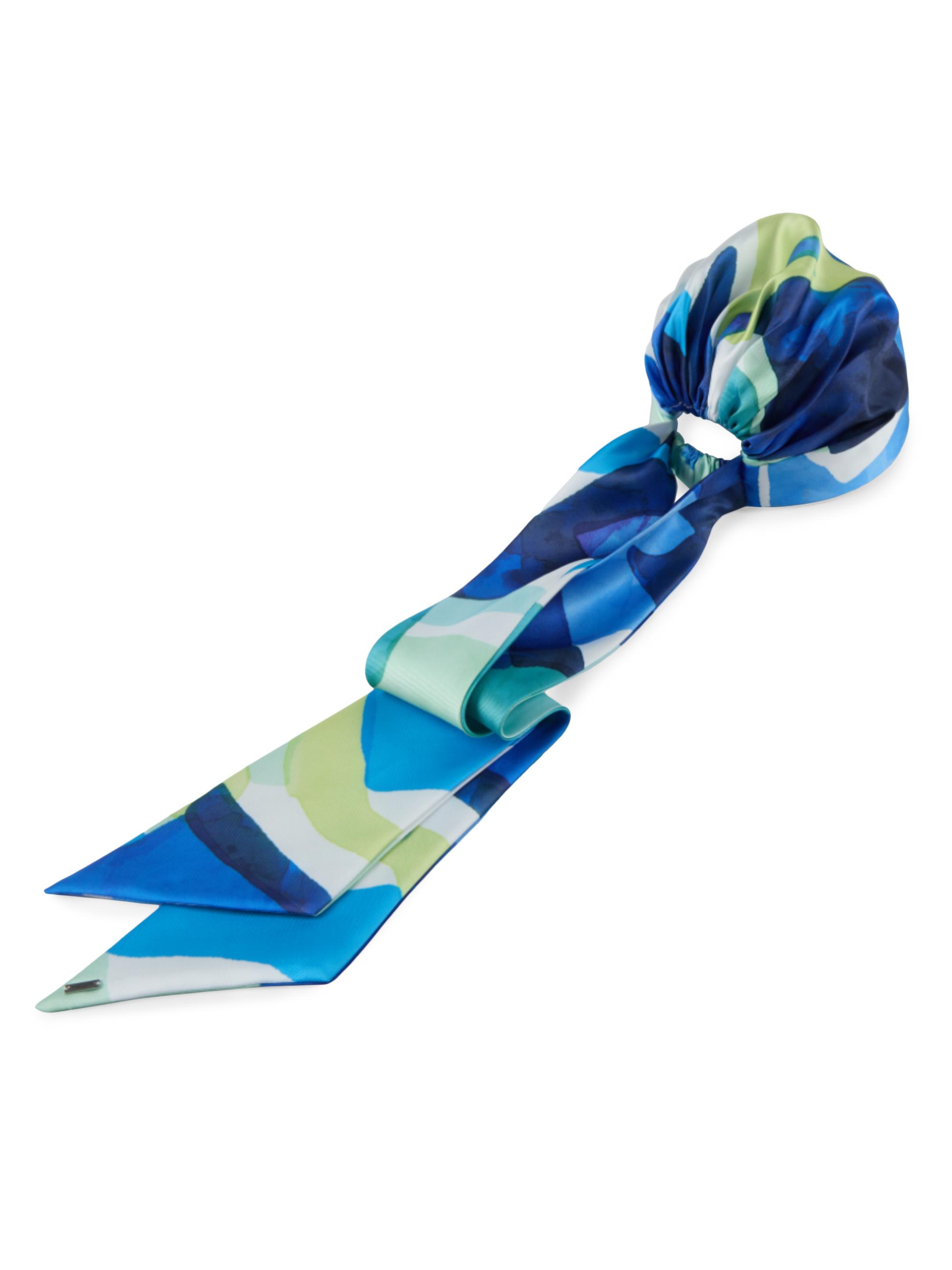 Eugenia Kim Women's Gigi Satin Headscarf - Blue Multi