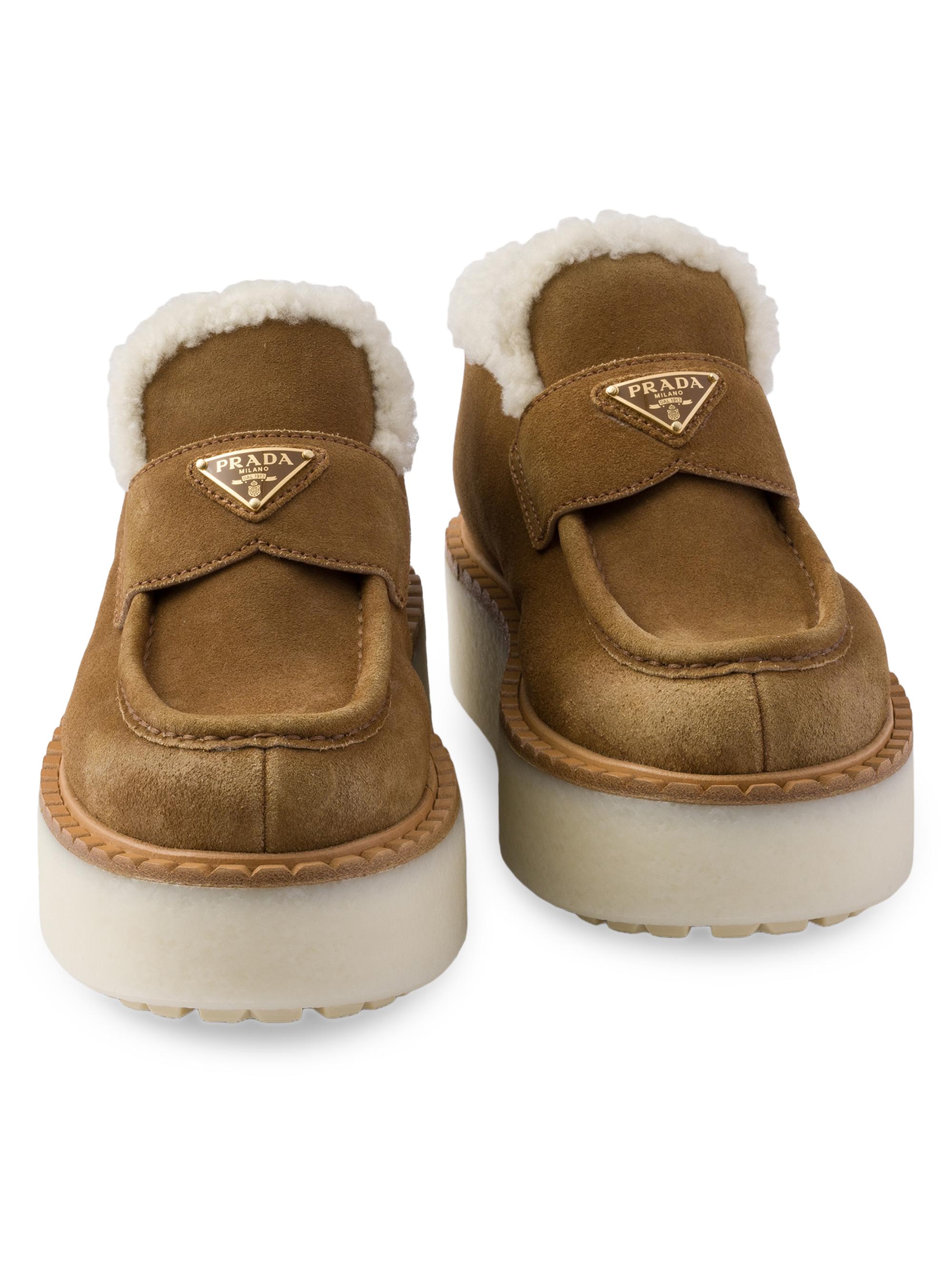 Prada Suede Loafers | Saks Fifth Avenue