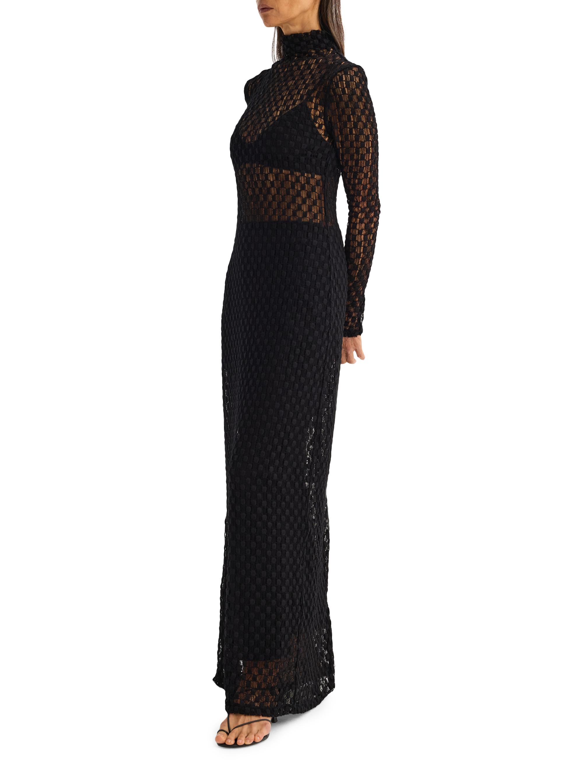 Róhe Geometric Lace Maxi Dress | Saks Fifth Avenue
