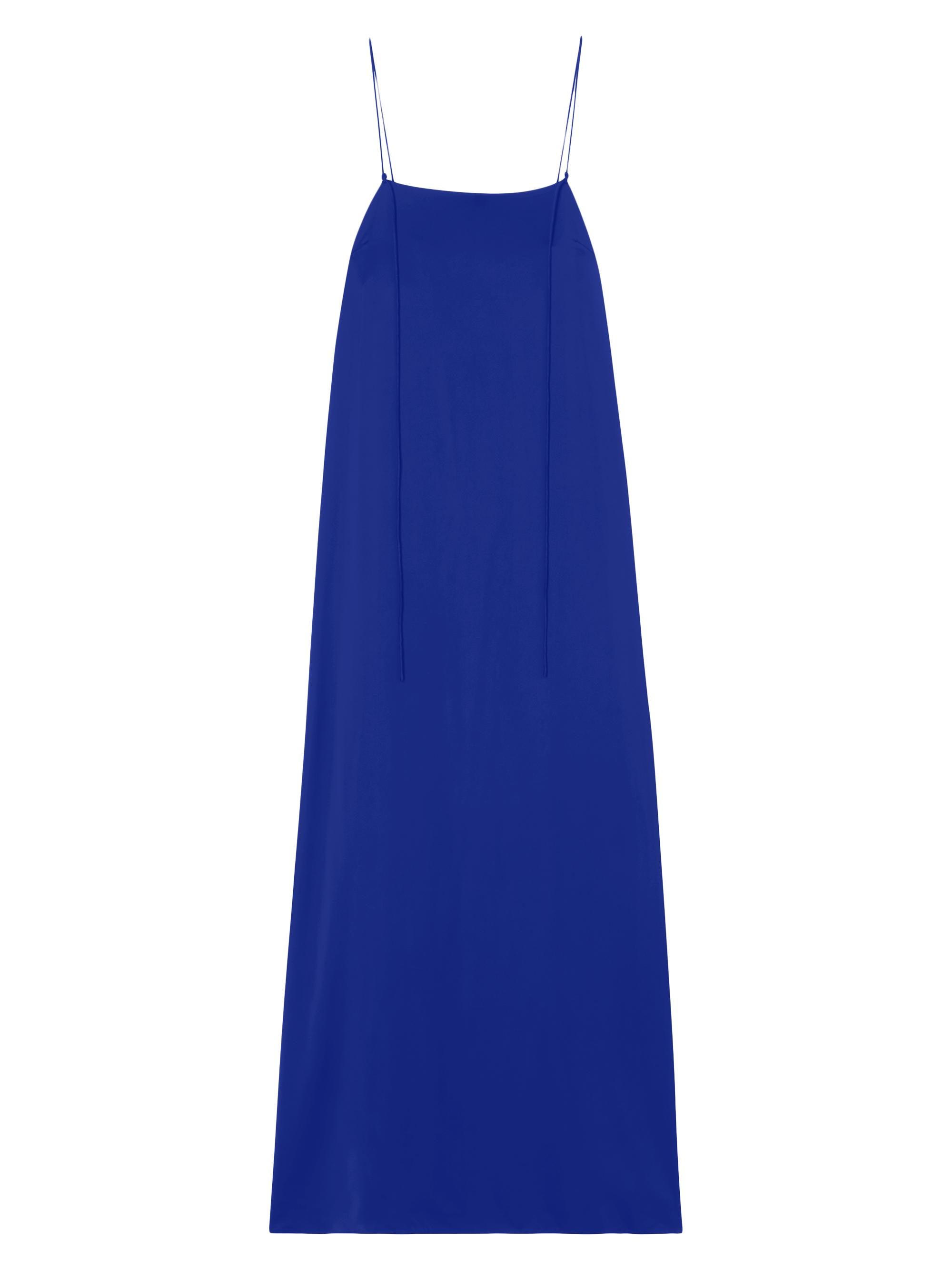 Róhe Women's Silk Strap Maxi Dress - Electric Blue