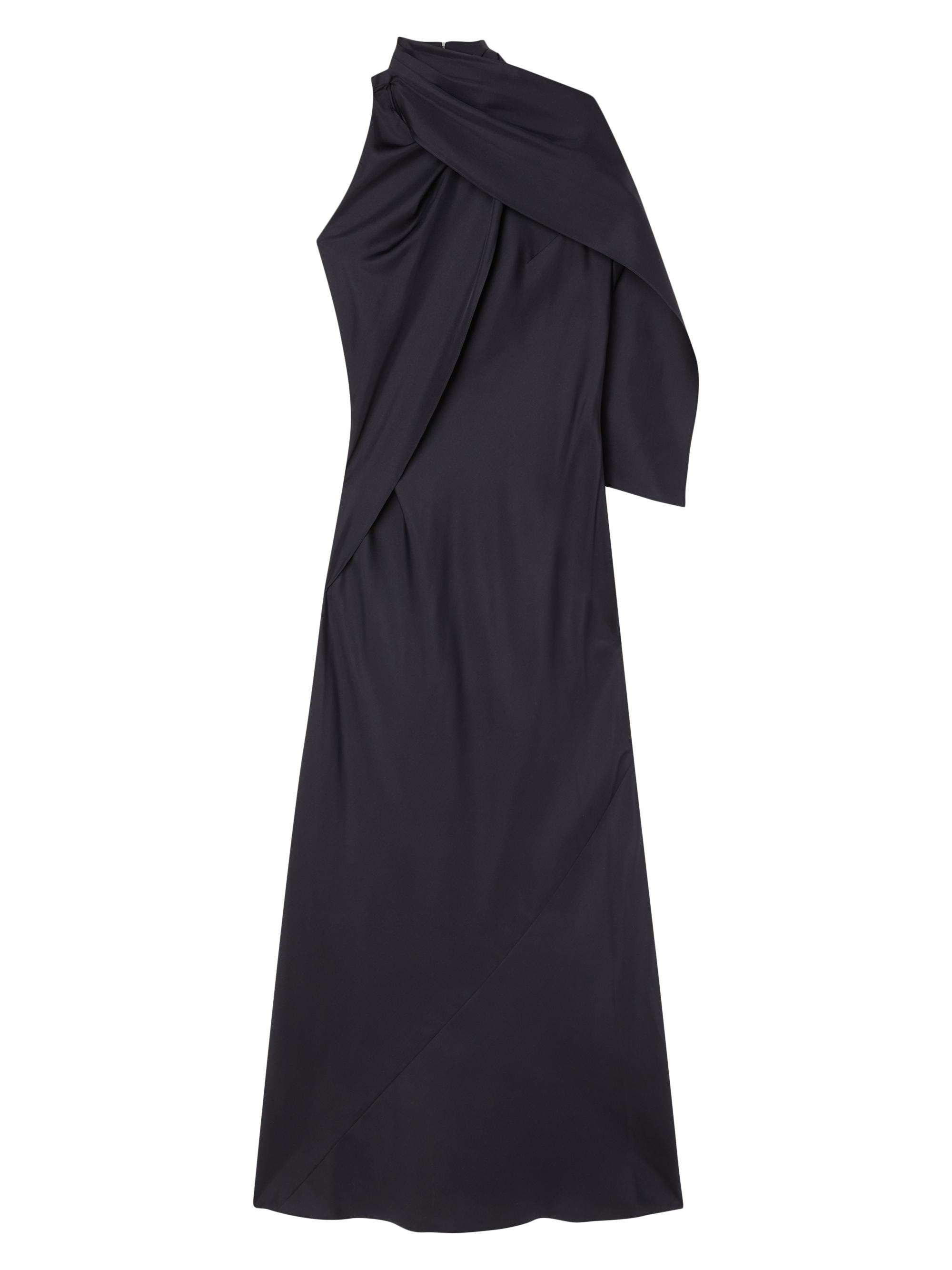 Róhe Women's Silk Foulard Halter Dress - Navy