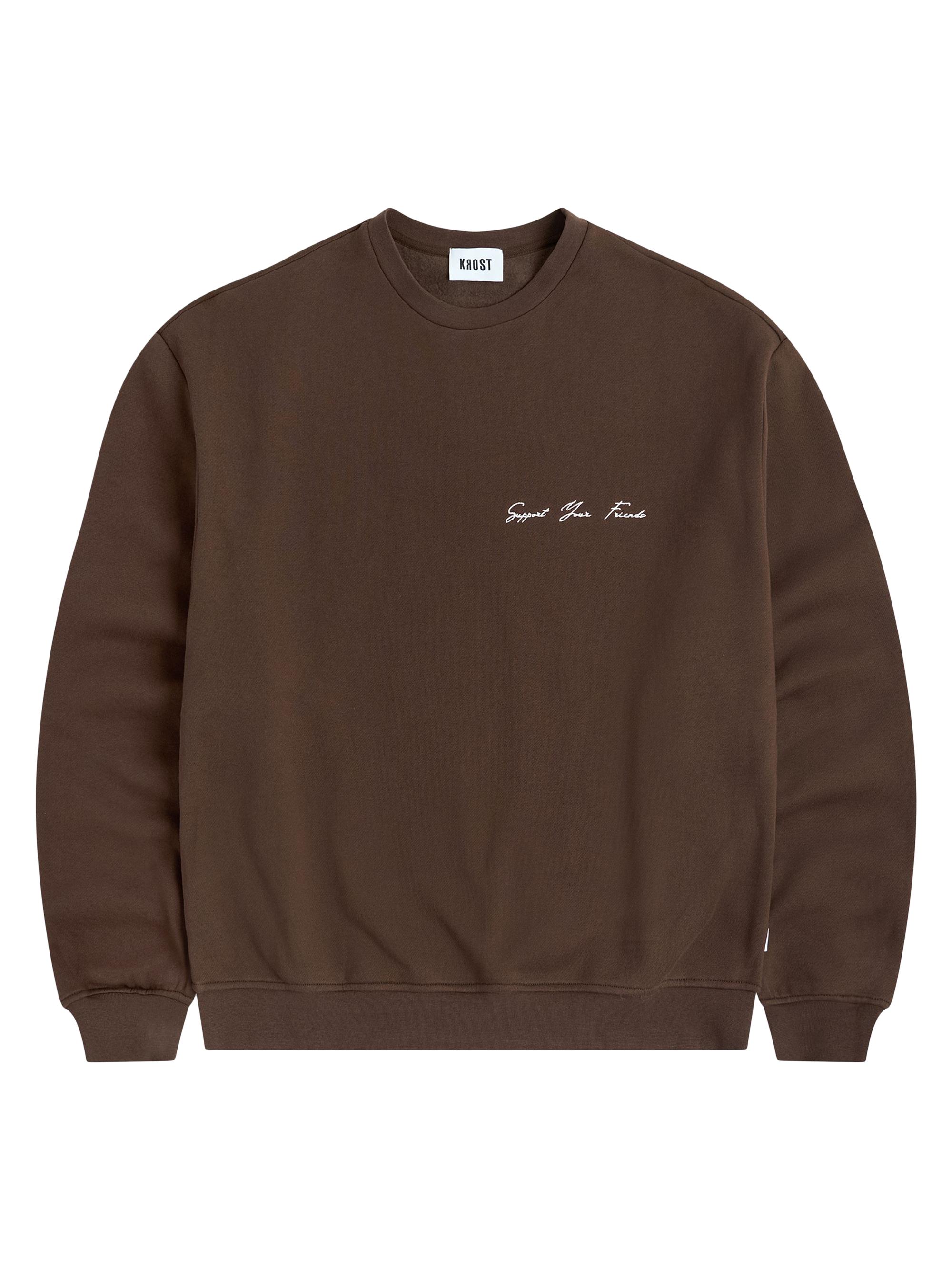 Krost Men's SYF Crewneck Sweatshirt - Demitasse