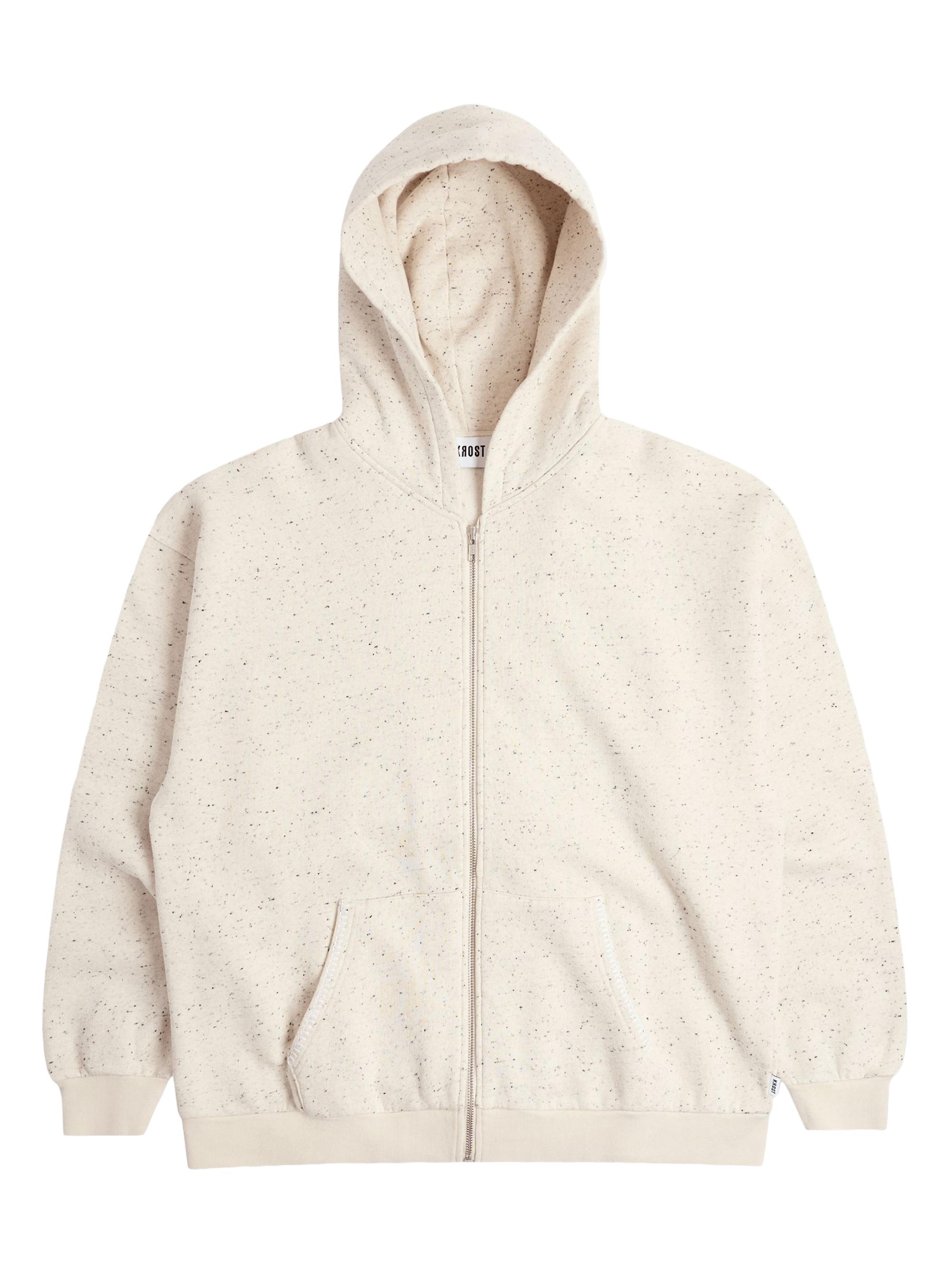 Krost Men's Fleece Zip Hoodie - Egret