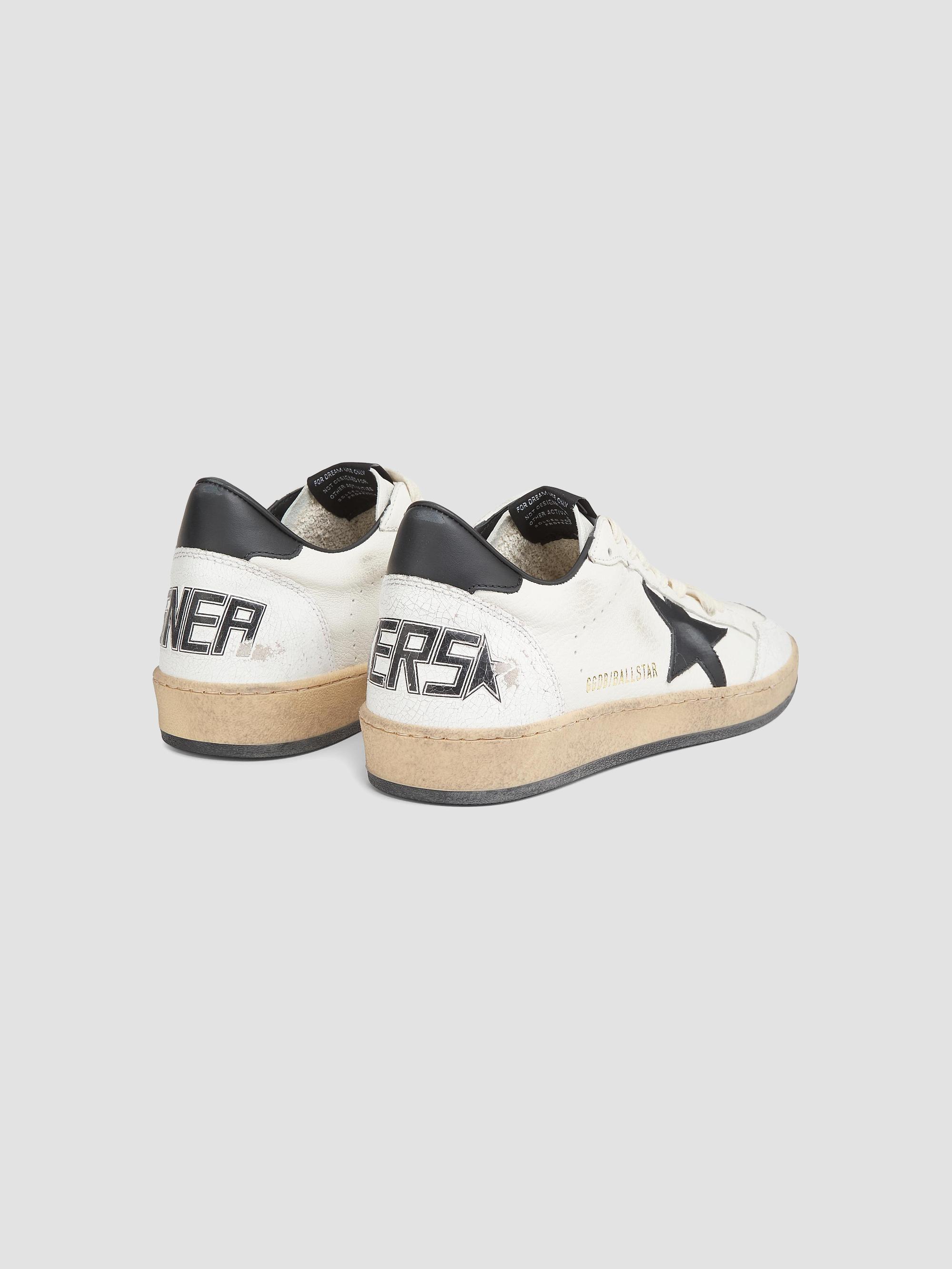 Golden Goose Ballstar Leather Low-Top Sneakers | Saks Fifth Avenue