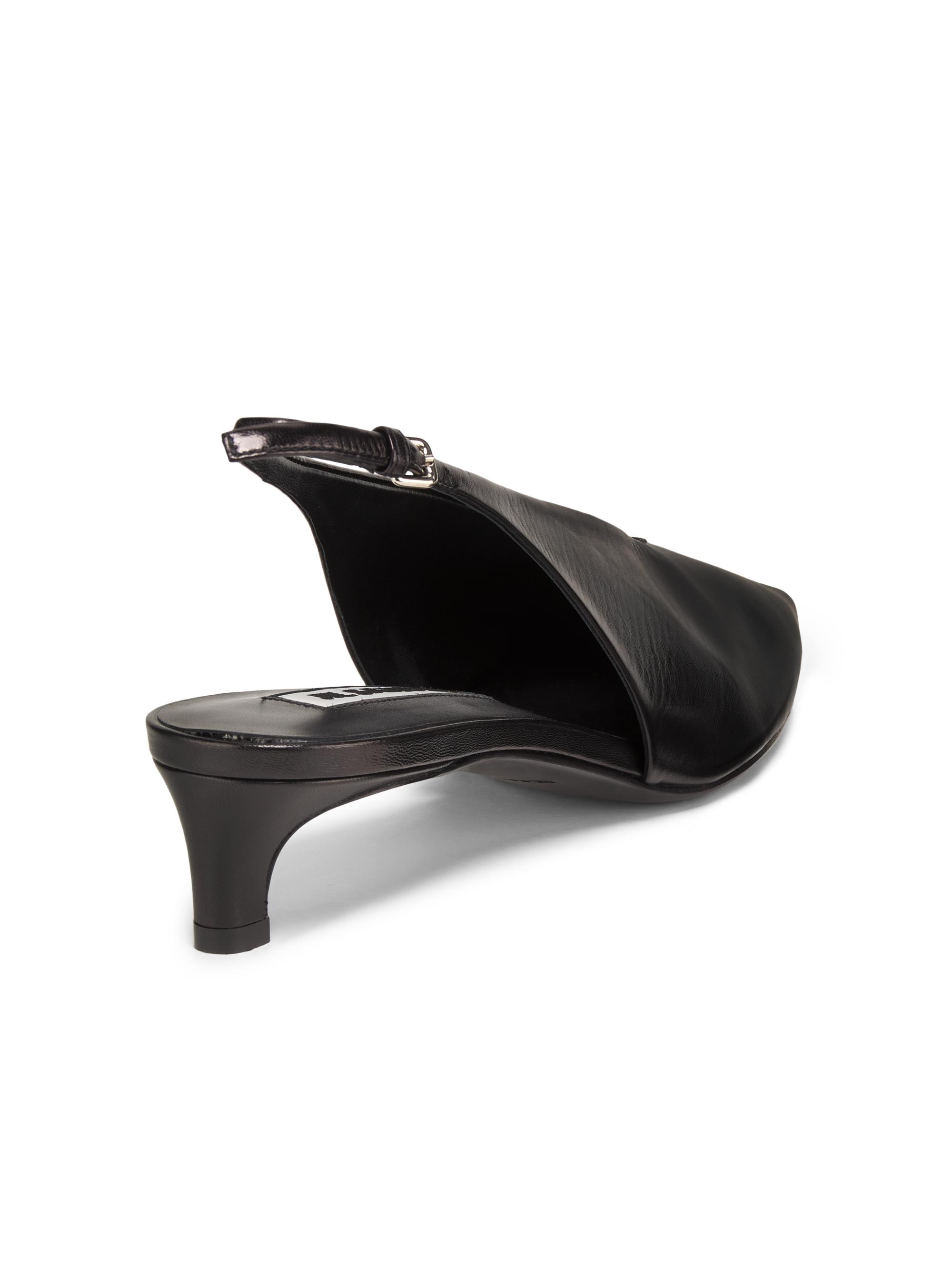 Jil Sander Cruise 35MM Leather Kitten-Heel Pumps | Saks Fifth Avenue