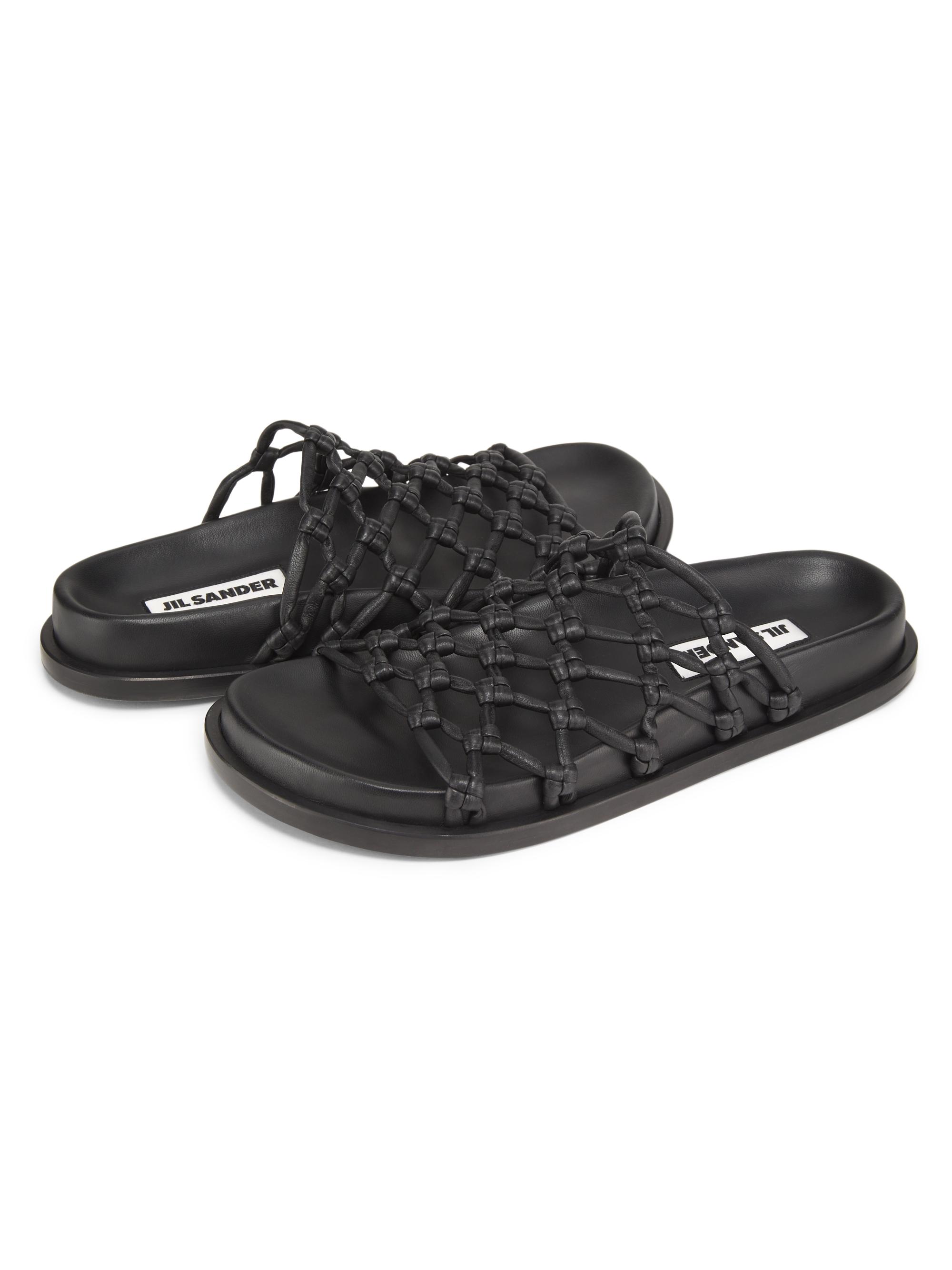 Jil Sander Woven Leather Sandals | Saks Fifth Avenue