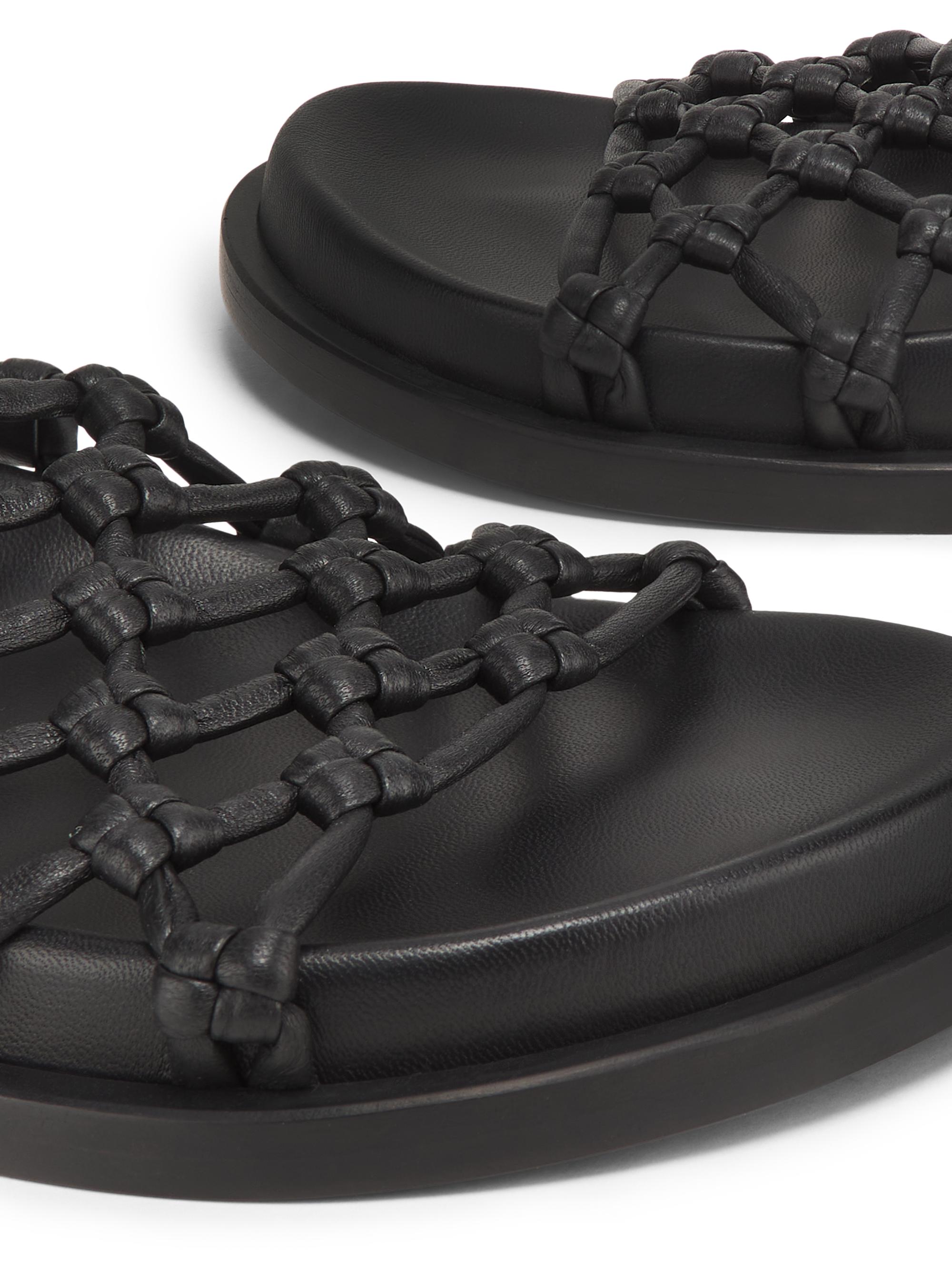 Jil Sander Woven Leather Sandals | Saks Fifth Avenue