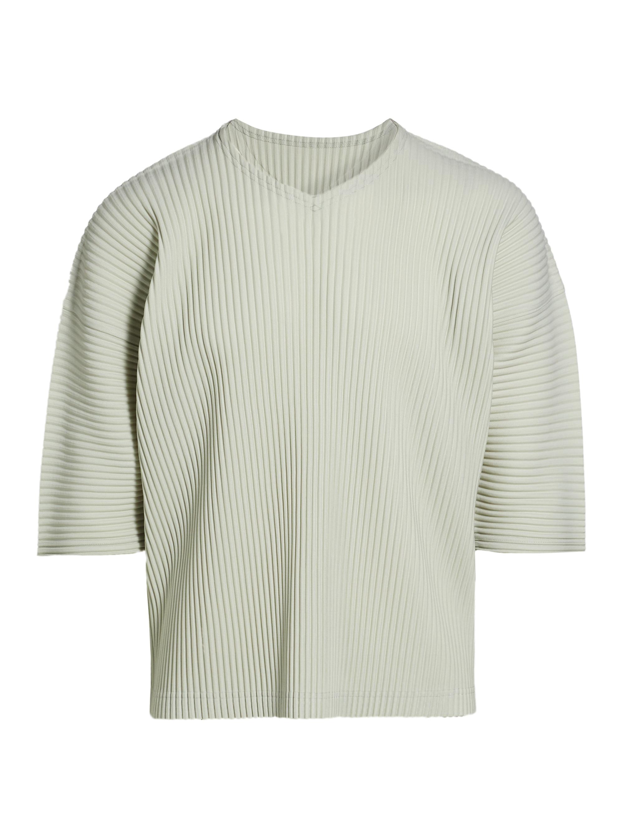 Homme Plissé Issey Miyake September Pleated Crewneck T-Shirt