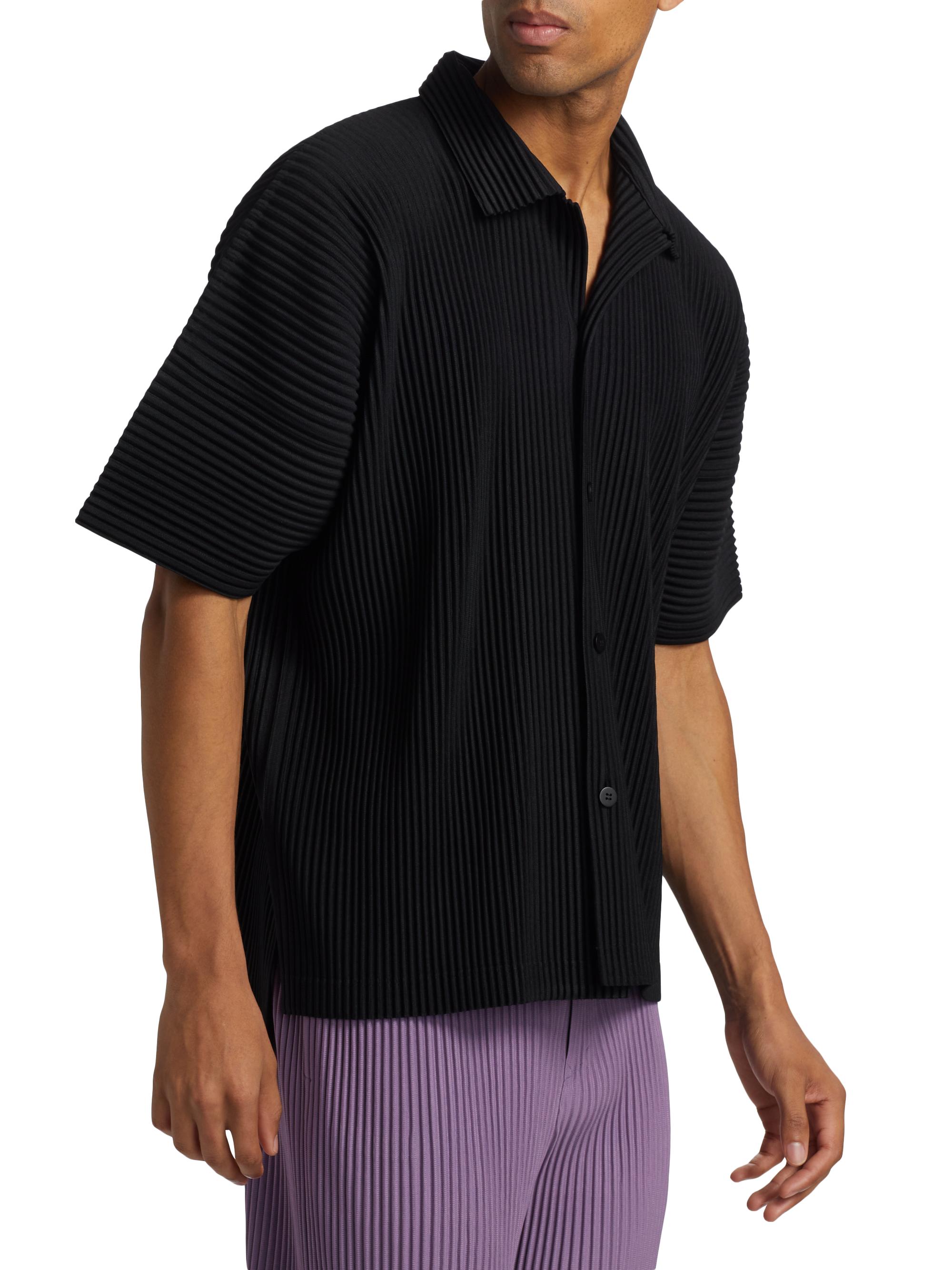 HOMME PLISSE ブラック 半袖シャツ　サイズ2 0400022092236_BLACK?wid=600&
