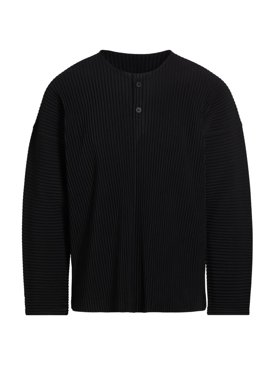 Homme Plissé Issey Miyake MC February Button Henley | Saks Fifth