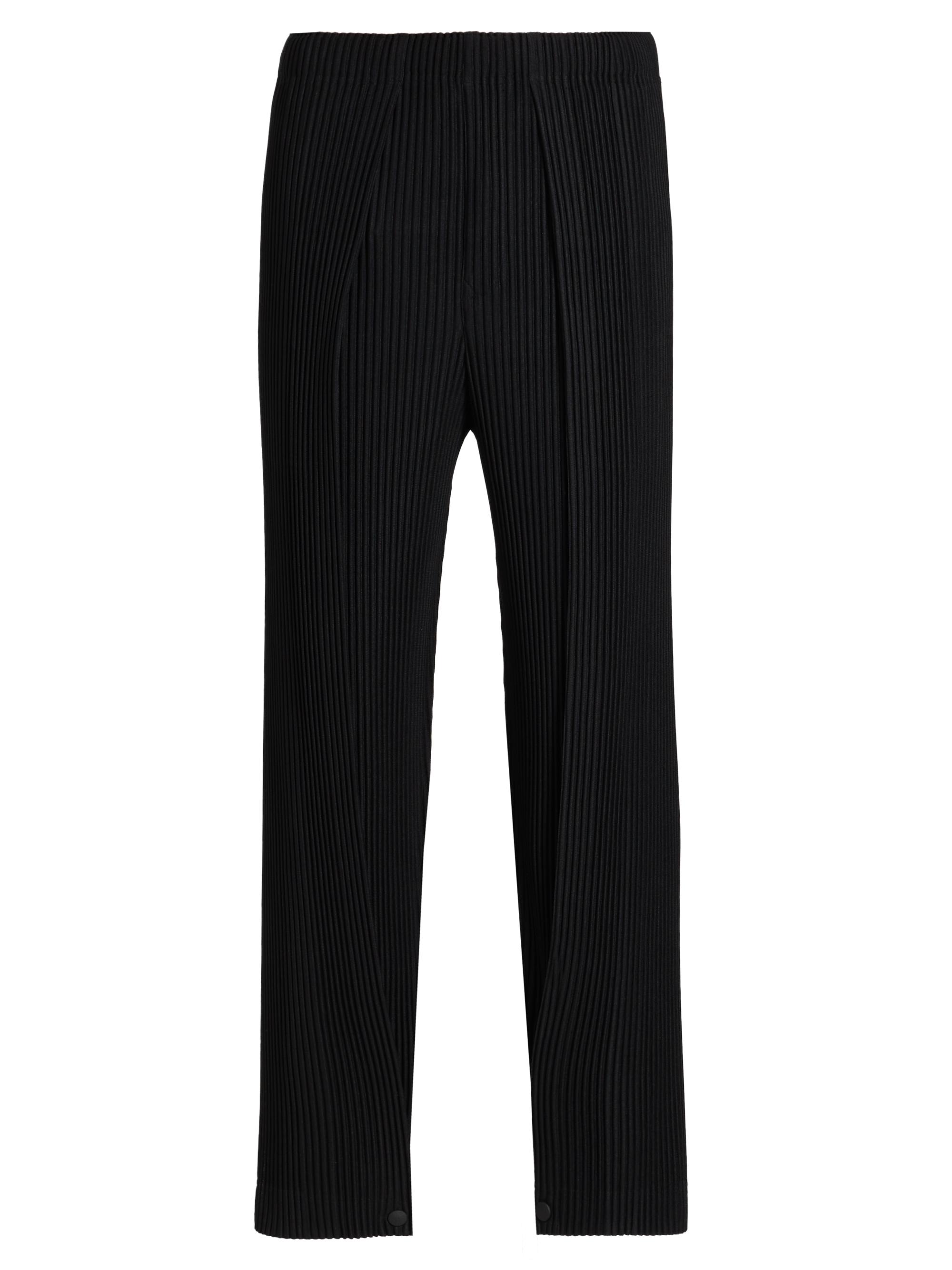 Homme Plissé Issey Miyake Striped Pleated Trousers | Saks Fifth Avenue