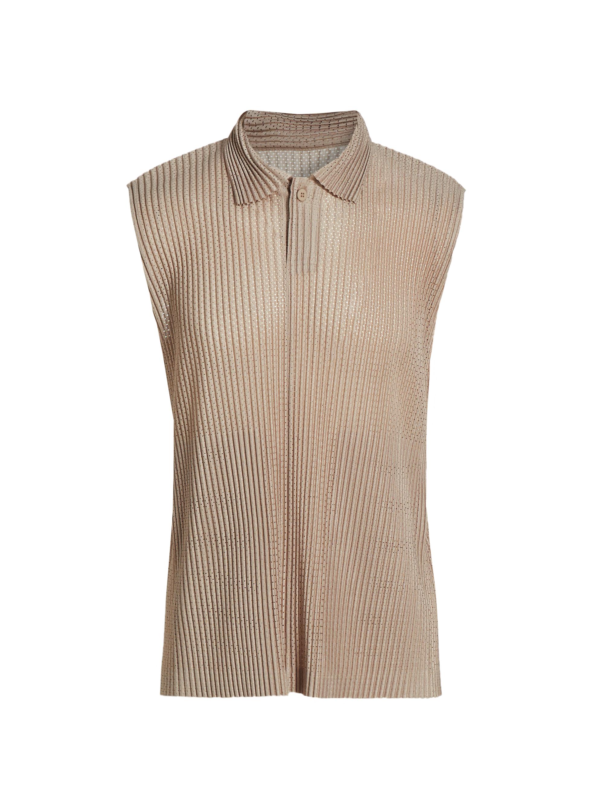 Homme Plissé Issey Miyake Monthly Colors: July Sleeveless Polo