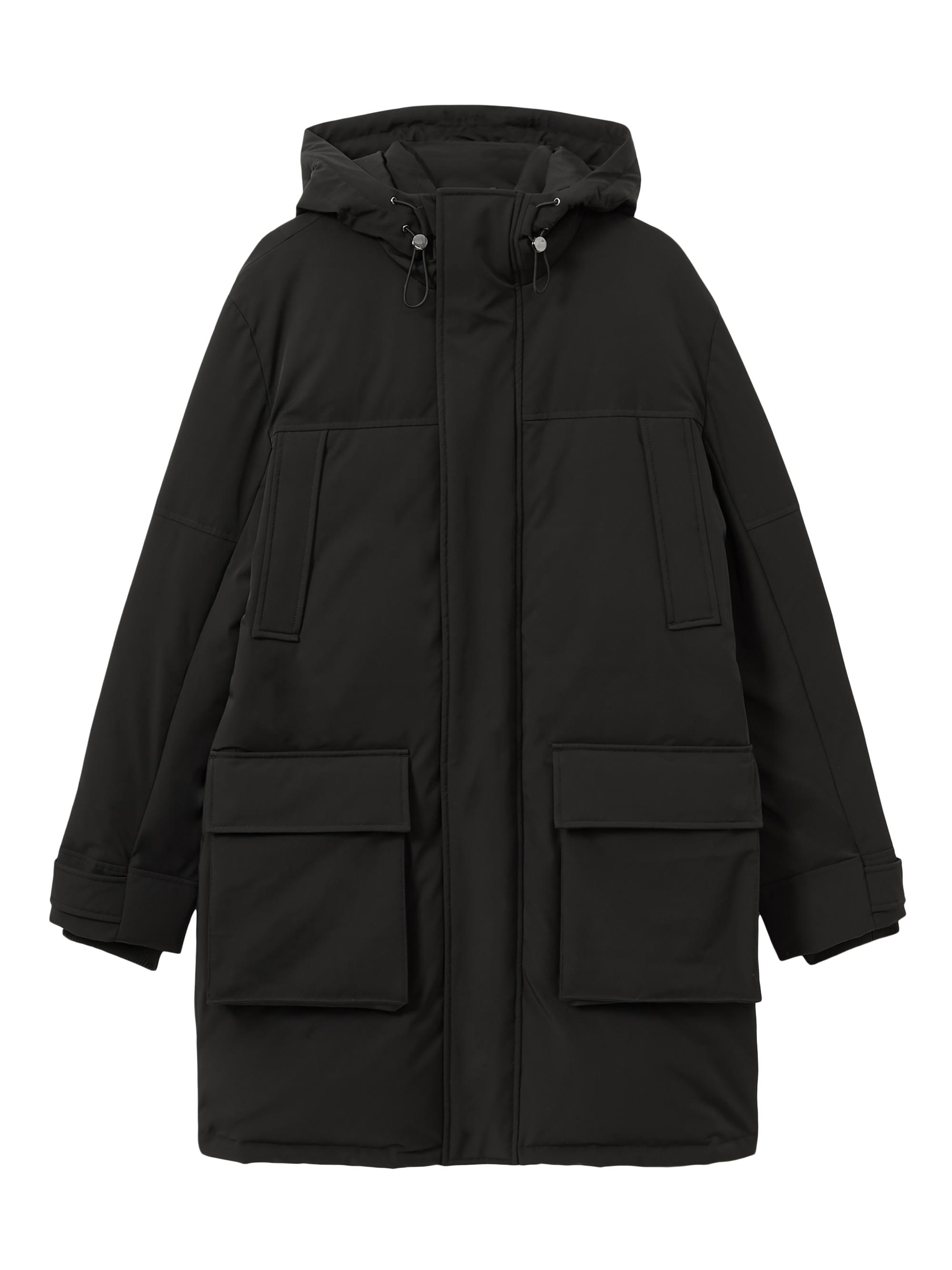 Reiss Men's Mission Double-Breasted Coat - Black