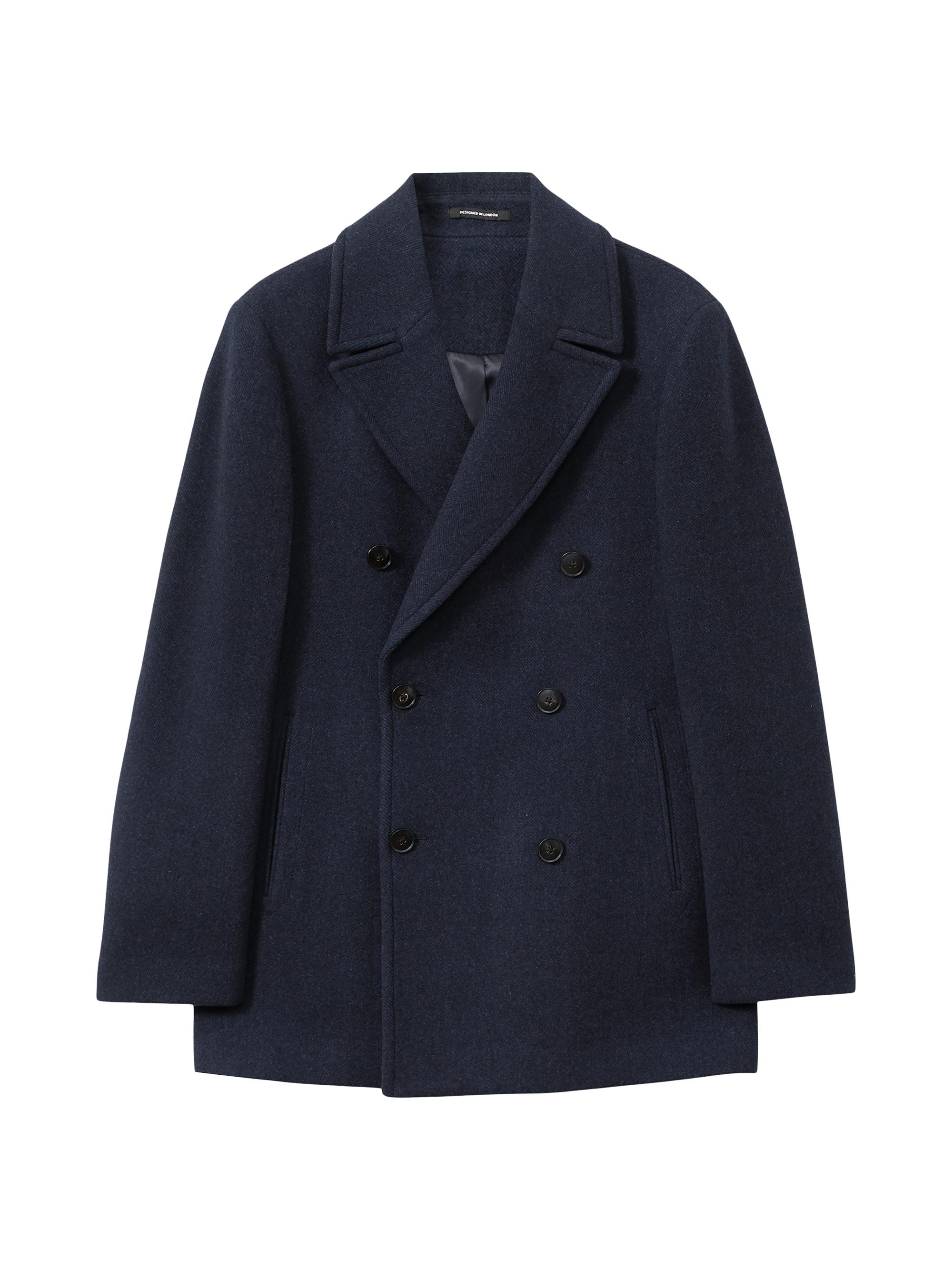 Theory Wool Melton Mid-Length Coat | Saks Fifth Avenue