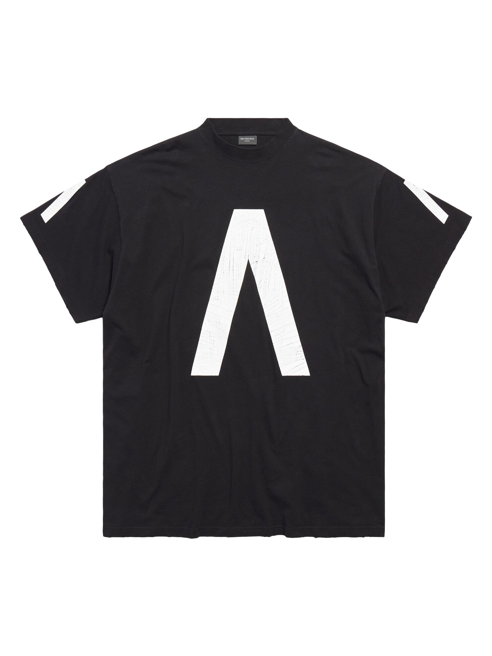 トップス BALENCIAGA OVERSIZED REPAIRED T-SHIRT 1 Balenciaga 3B Sports Icon Repaired T-shirt Oversized | Saks