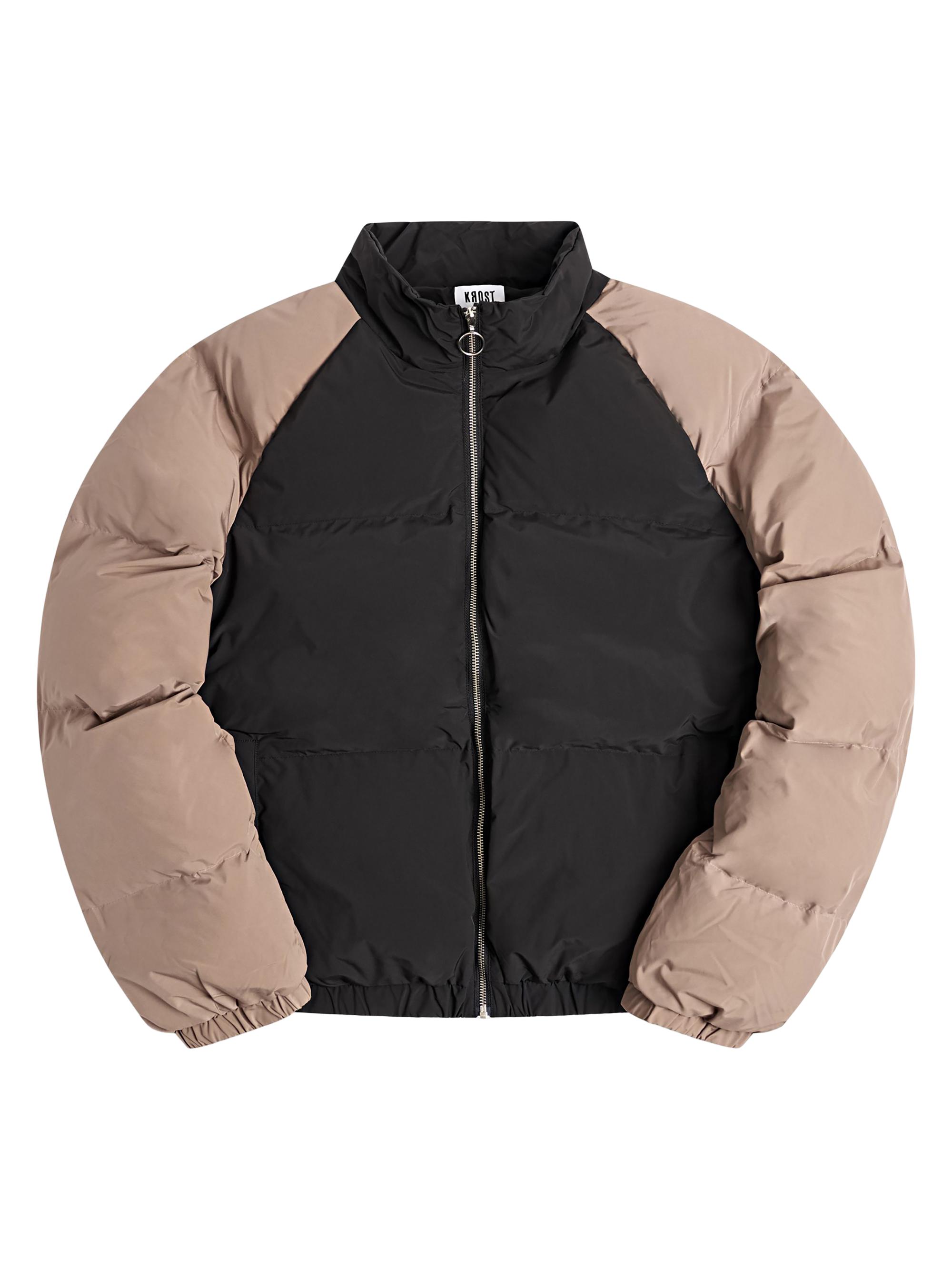 Krost Men's Sleeve Combo Puffer Jacket - Demitasse