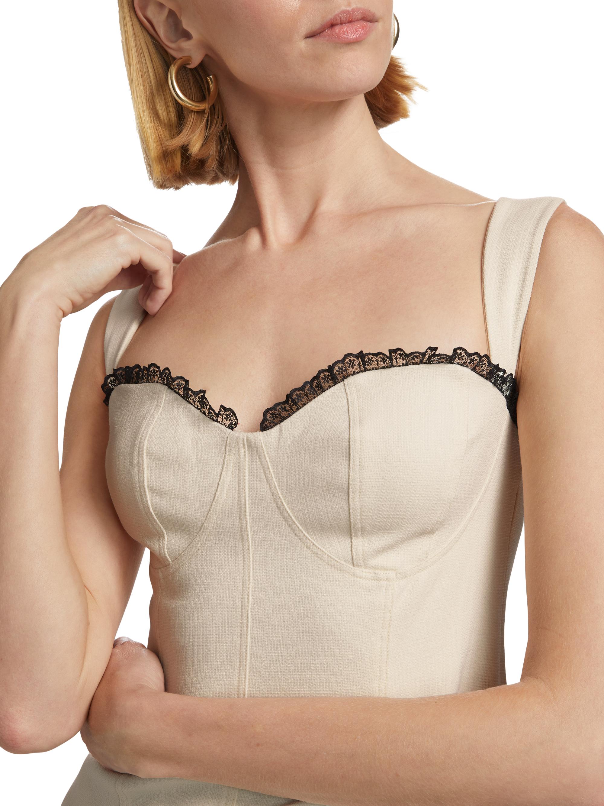 Reformation Alisa Seamed Bustier Top | Saks Fifth Avenue