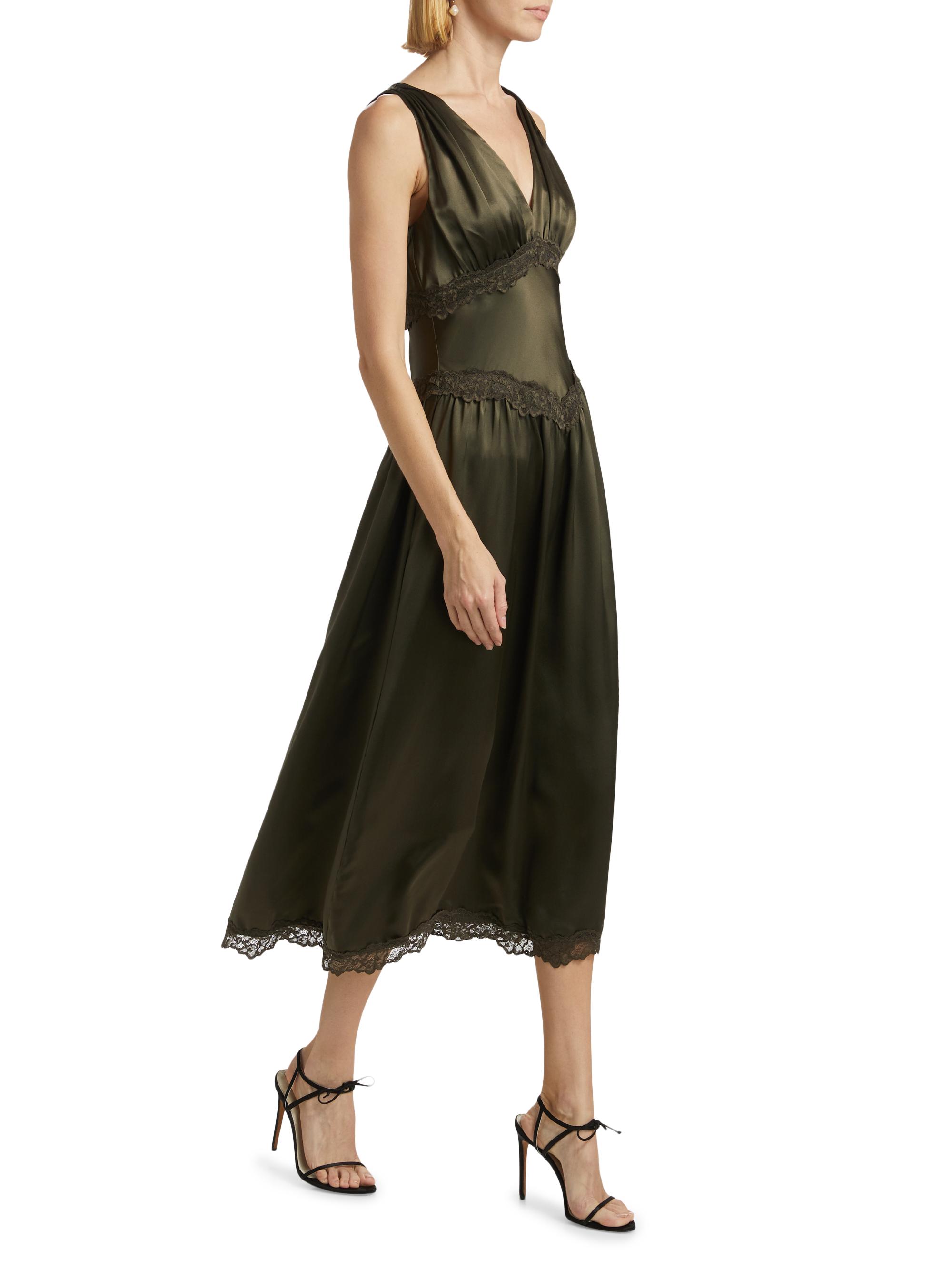chinese dress ladies Reformation // Black Waller Lace Dress – VSP Consignment main image 0