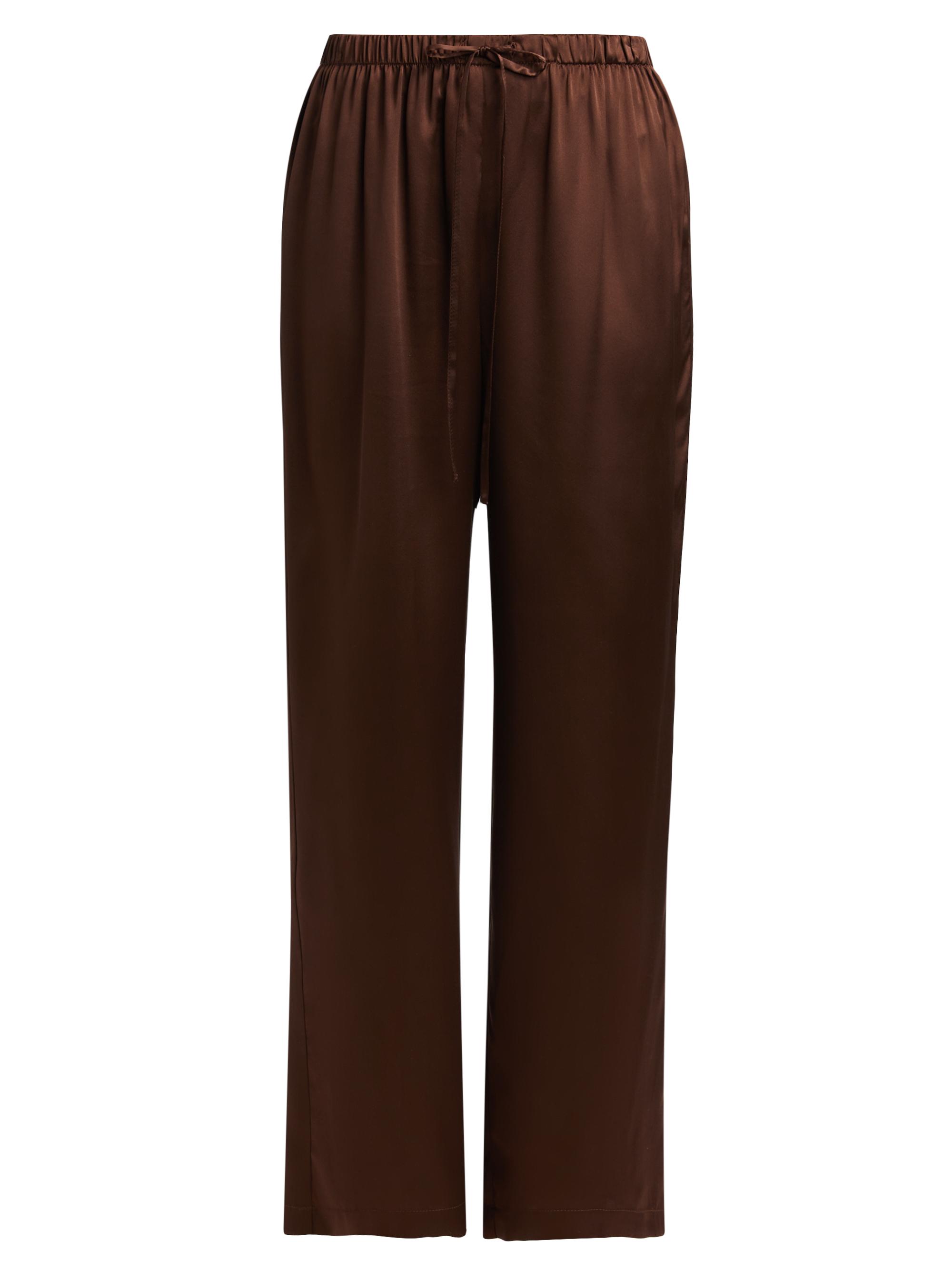 Reformation Women's Olina Silk Pants - Cafe