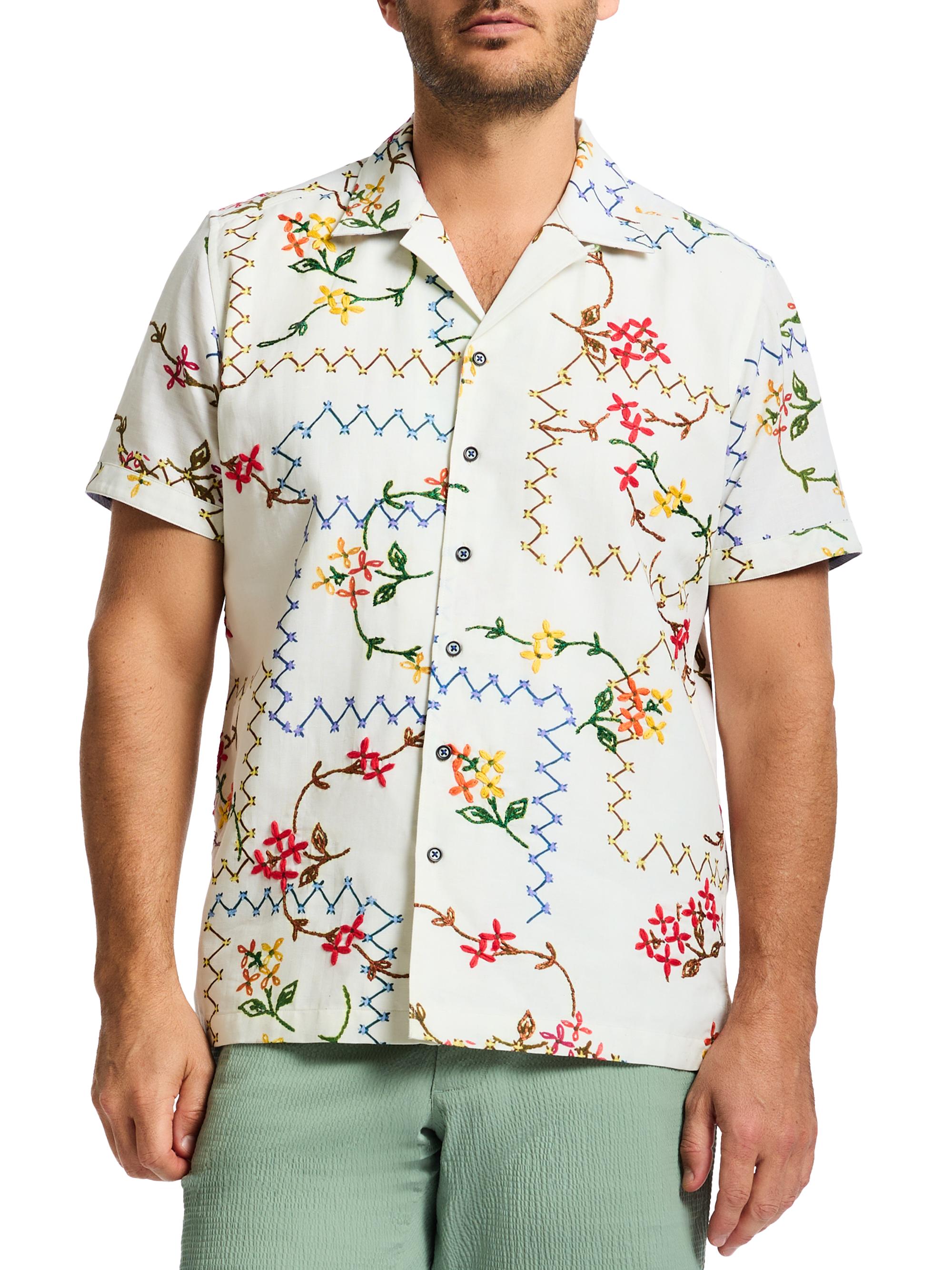 Robert Graham Men's Marettimo Woven Shirt