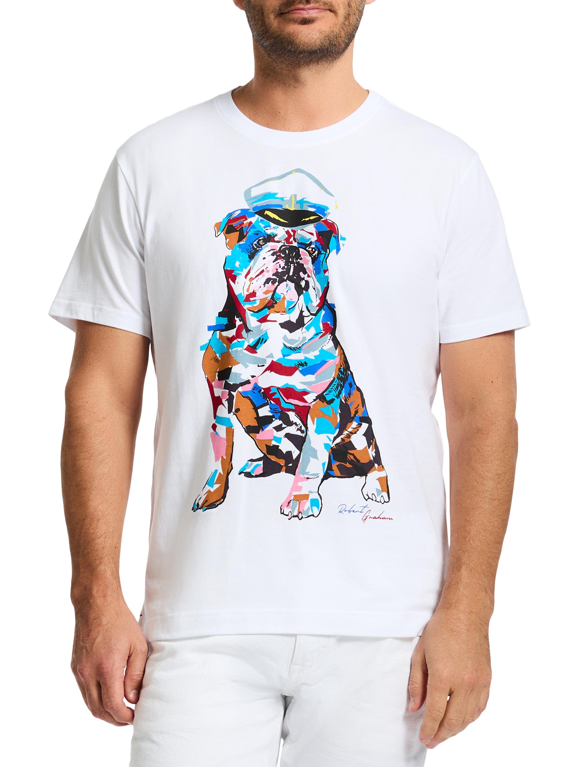 Robert Graham Men's Captain Graham Graphic T-Shirt - White