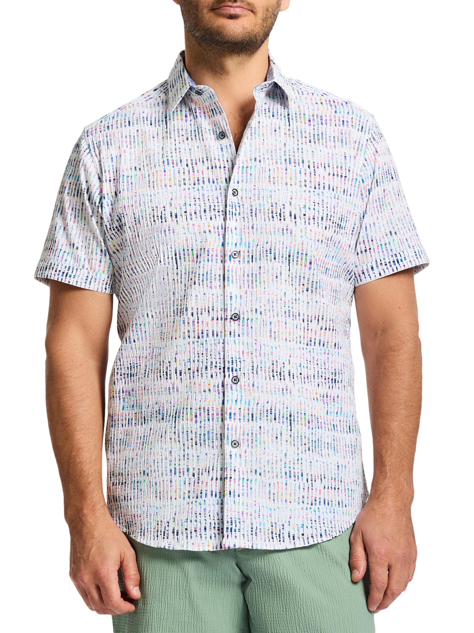 Robert Graham Men's Ponza Seersucker Woven Shirt