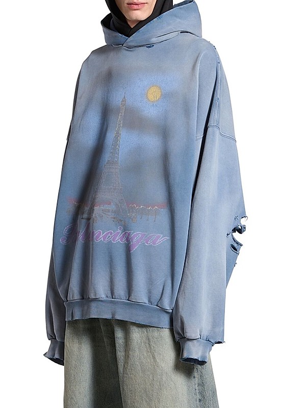 Shop Balenciaga Paris Moon Oversized Hoodie | Saks Fifth Avenue Shop Balenciaga Paris Moon Oversized Hoodie | Saks Fifth Avenue