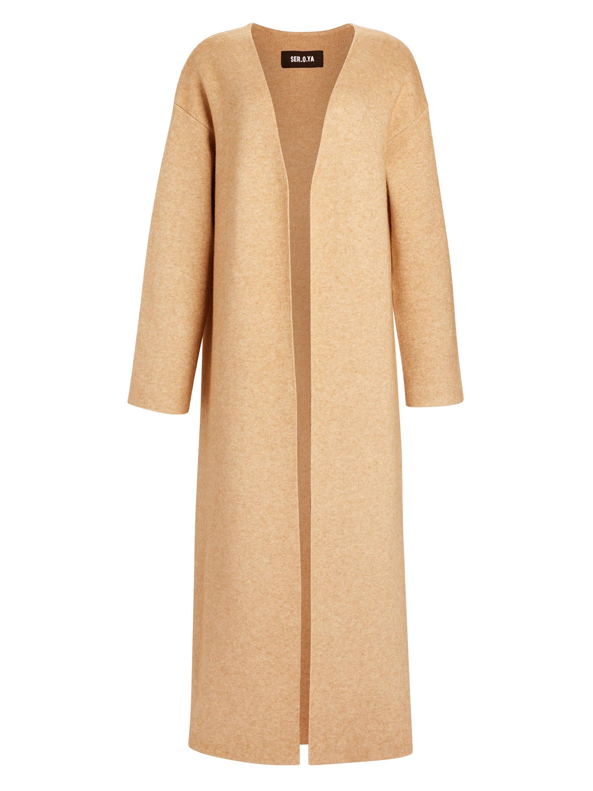 Ser.o.ya Women's Megumi Knit Robe - Tan