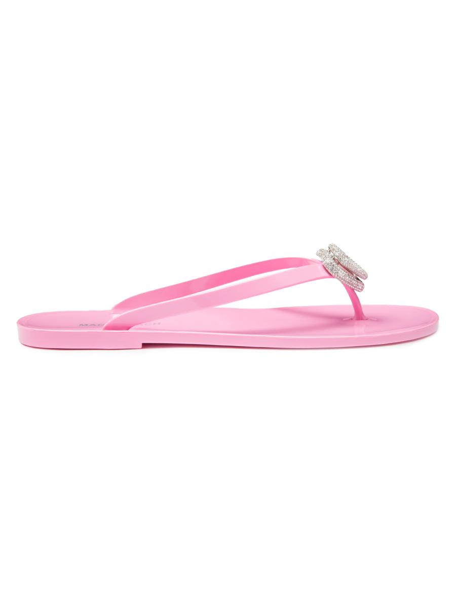 Mach & Mach Double Heart Flip-Flops | Saks Fifth Avenue