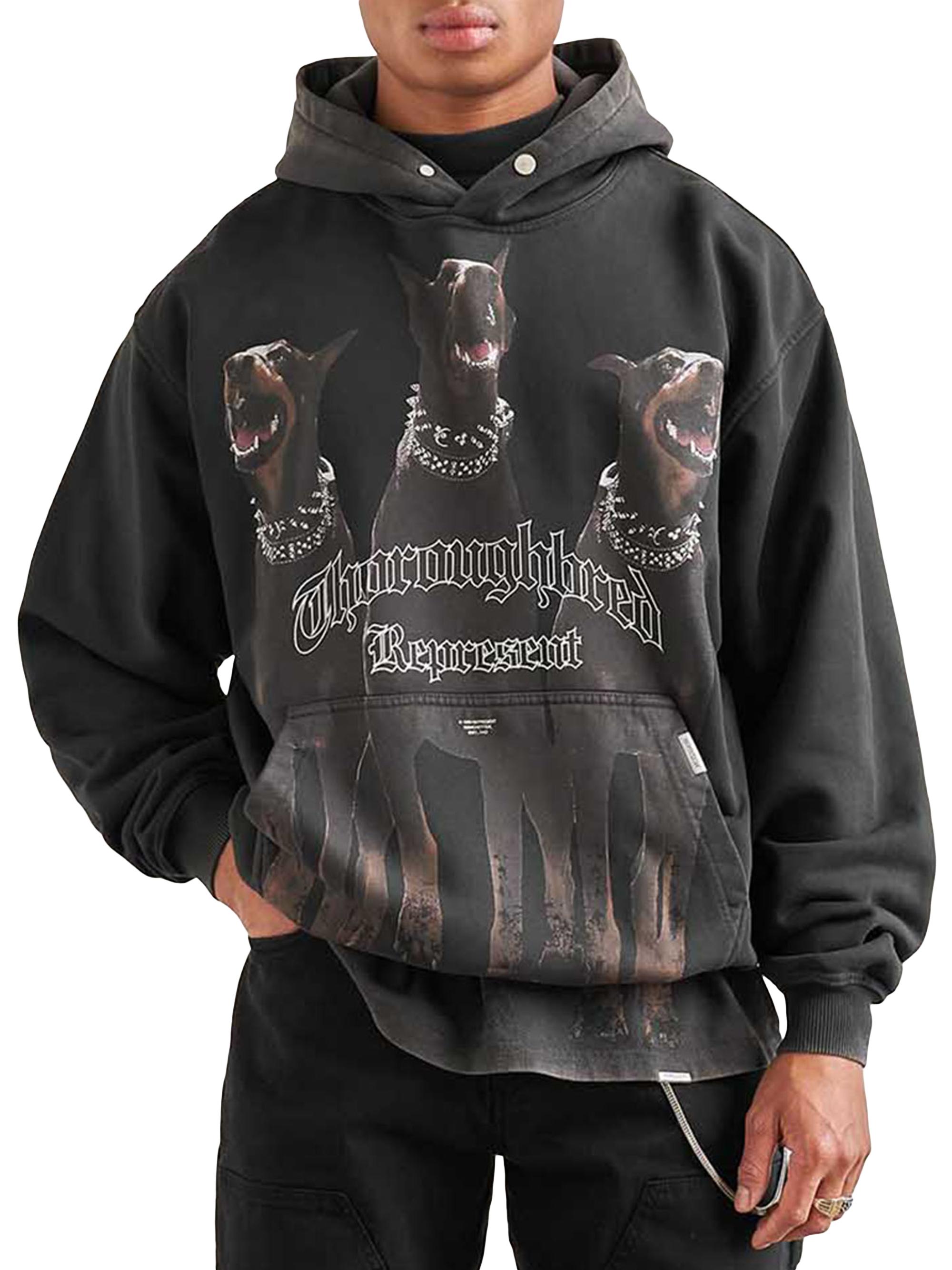 Represent Thoroughbred Logo Cotton Hoodie | Saks Fifth Avenue