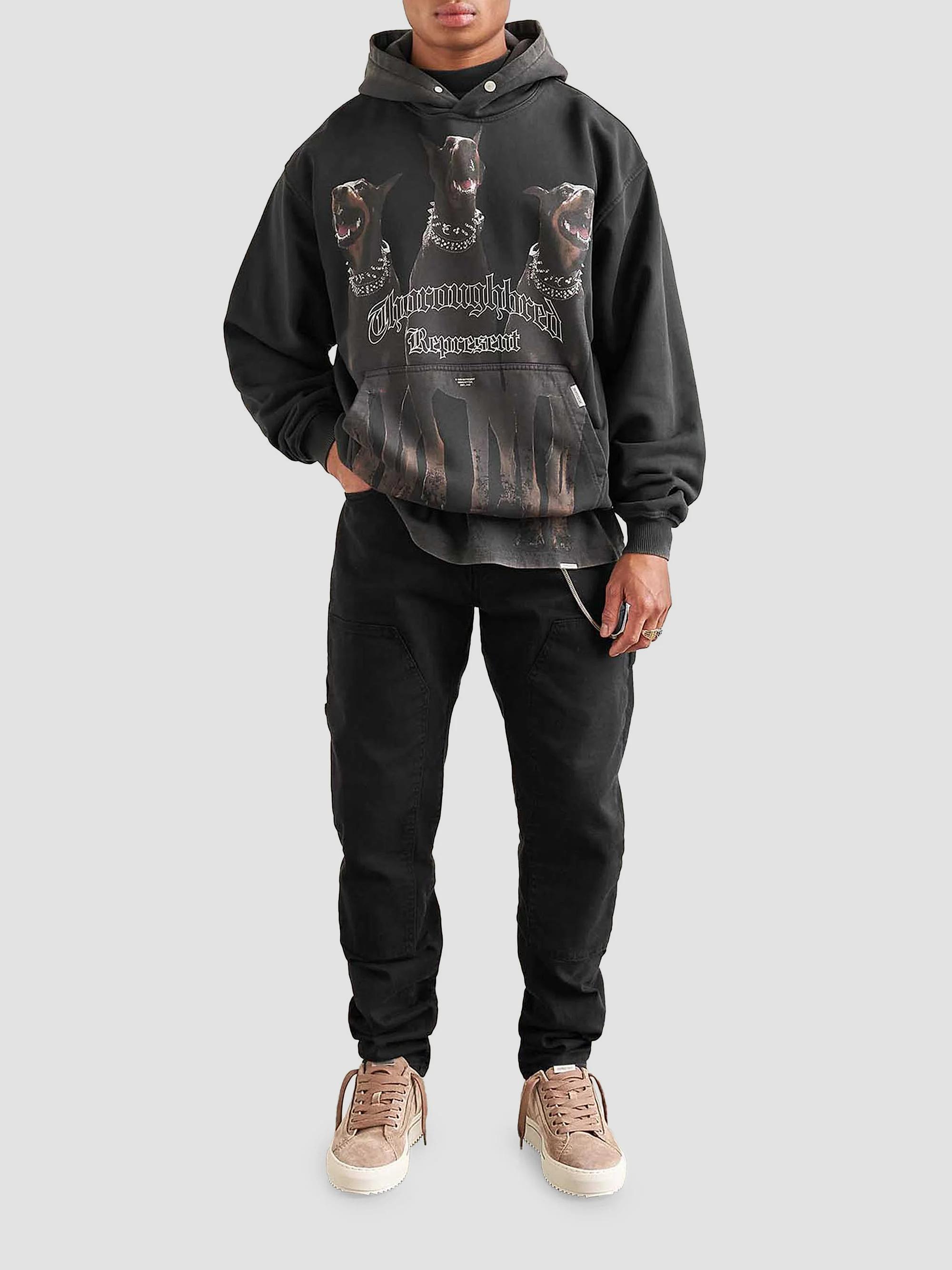 Represent Thoroughbred Logo Cotton Hoodie | Saks Fifth Avenue