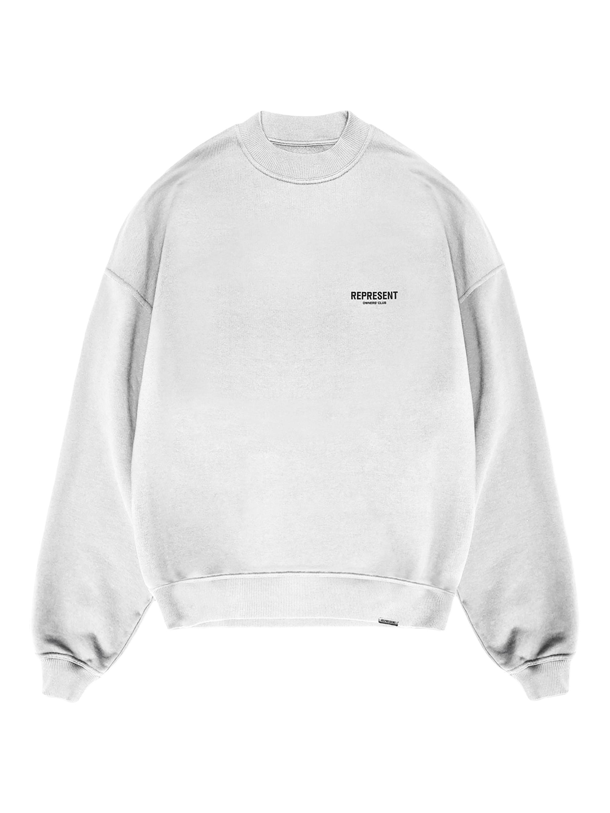 Represent Men's  Owners Club Logo Cotton Sweater - Black